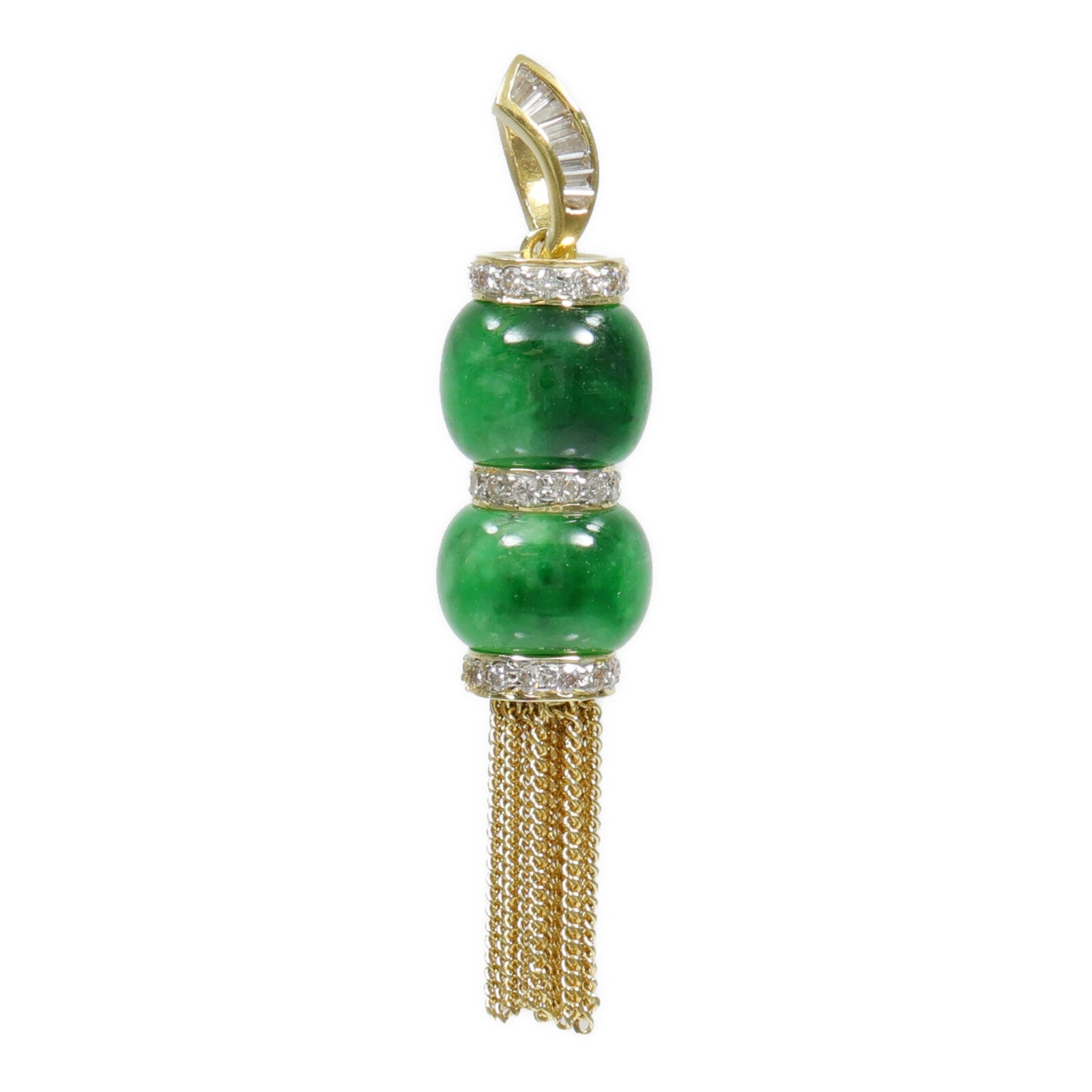 JEWELRY 18K黃金Jade Pendant翡翠吊墜