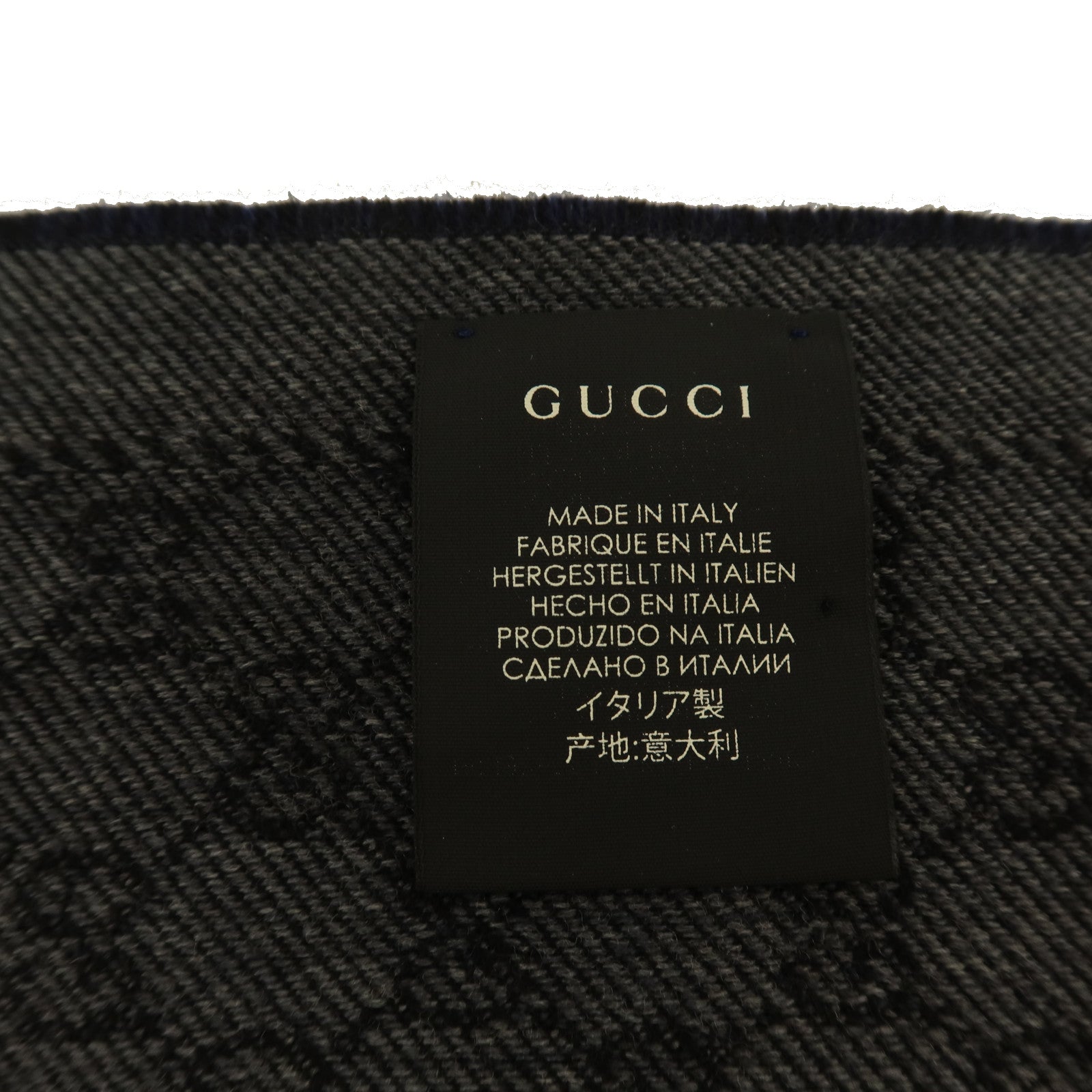 GUCCI 羊毛Scarf 34x175cm圍巾