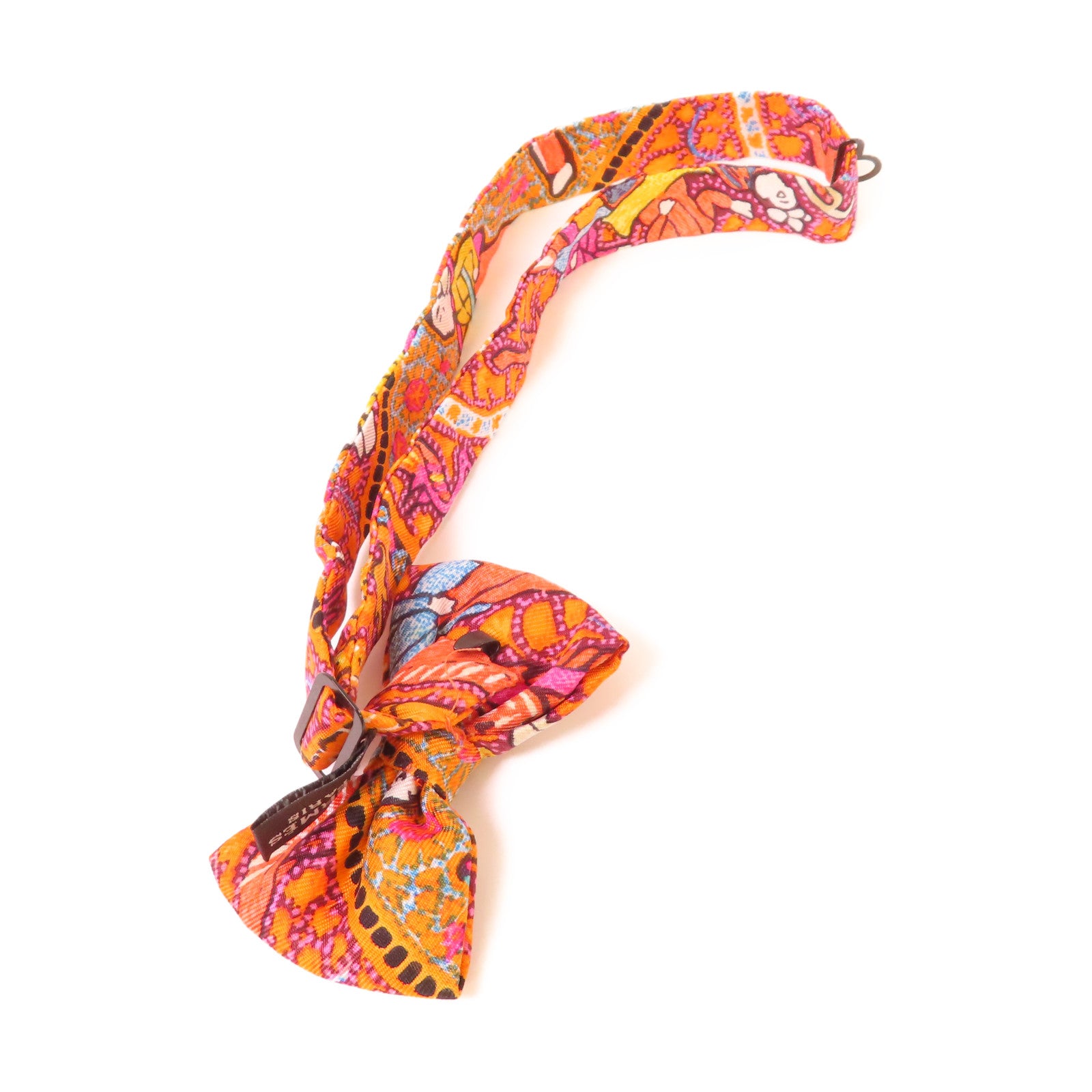 HERMES 【激減優惠】絲質Bow Tie煲呔(蝶形領結)橙色/彩色