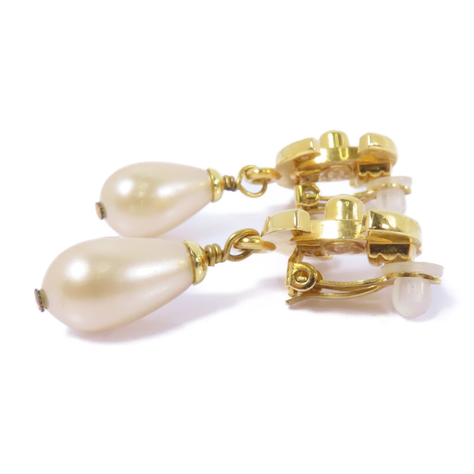 CHANEL 金屬Vintage Earrings耳環金色