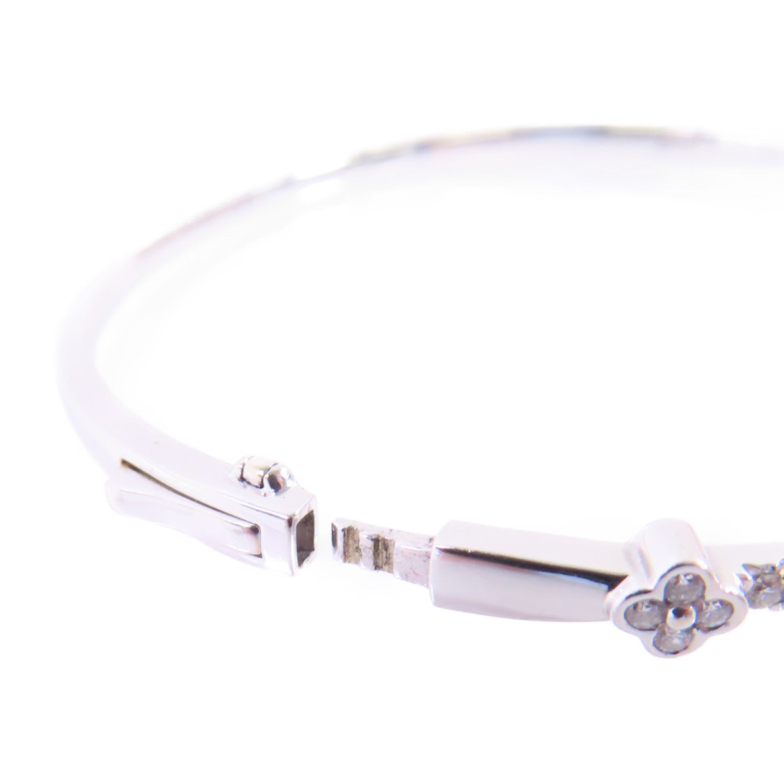 JEWELRY 18K白金/0.707ct鑽石Diamond Bangle銀扣手鐲