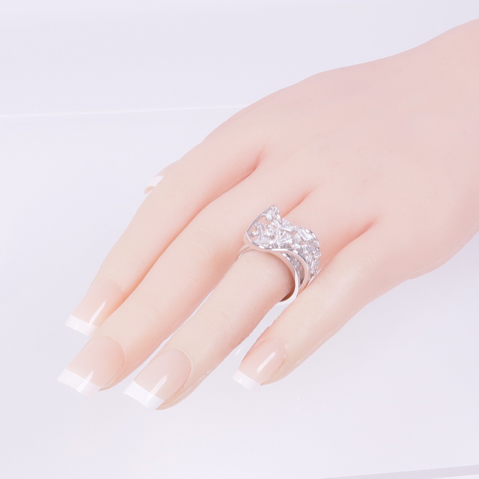 JEWELRY 18K白金Diamond Ring鑽石戒指US#6