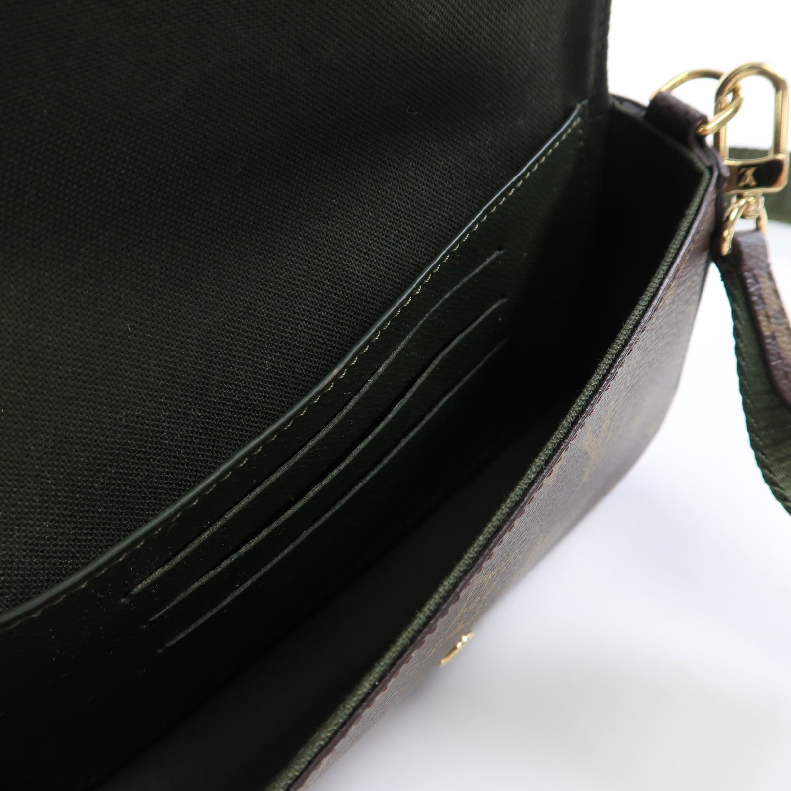 LOUIS VUITTON Monogram Felicie Strap金扣肩背袋