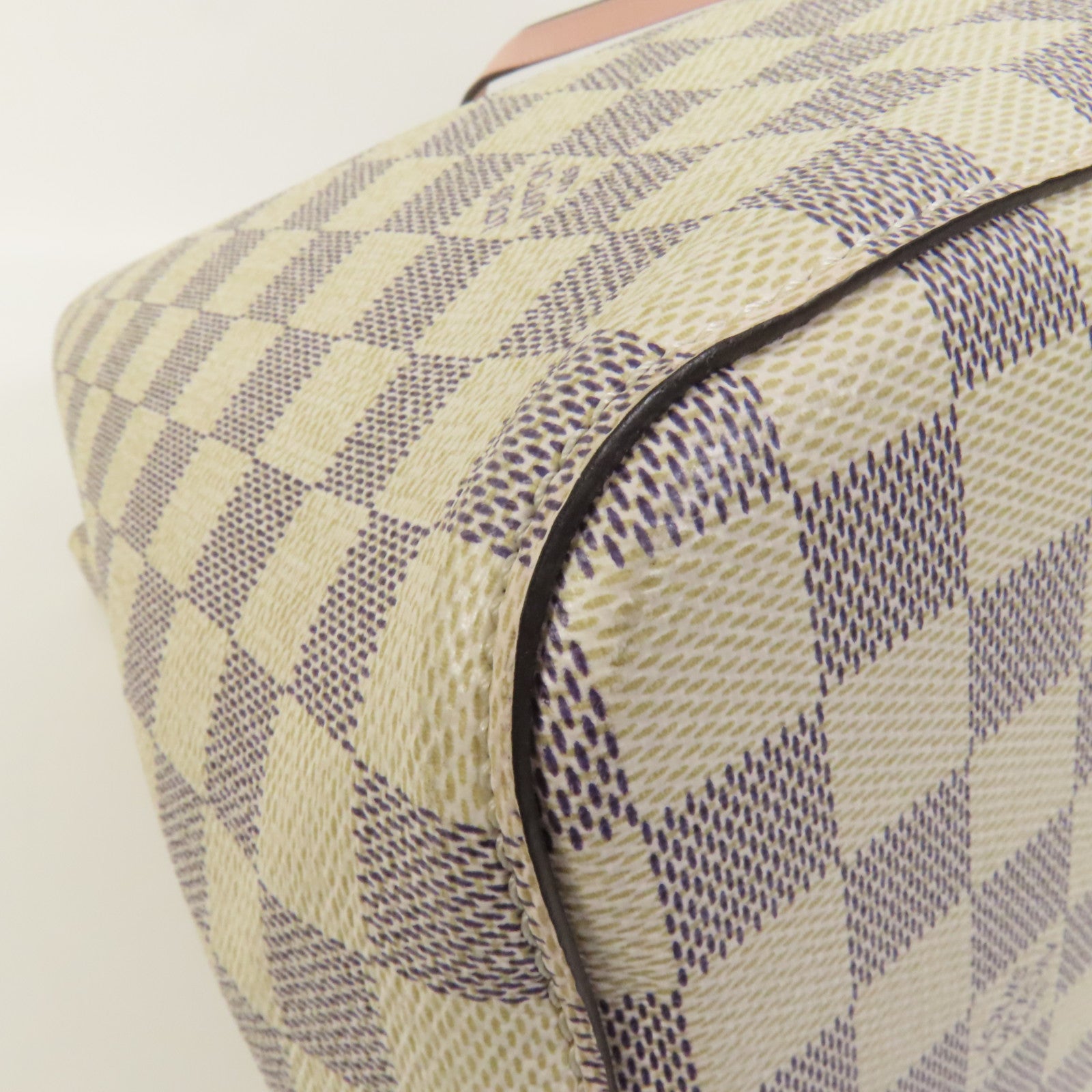 LOUIS VUITTON Damier Azur Neo Noe金扣肩背袋白色