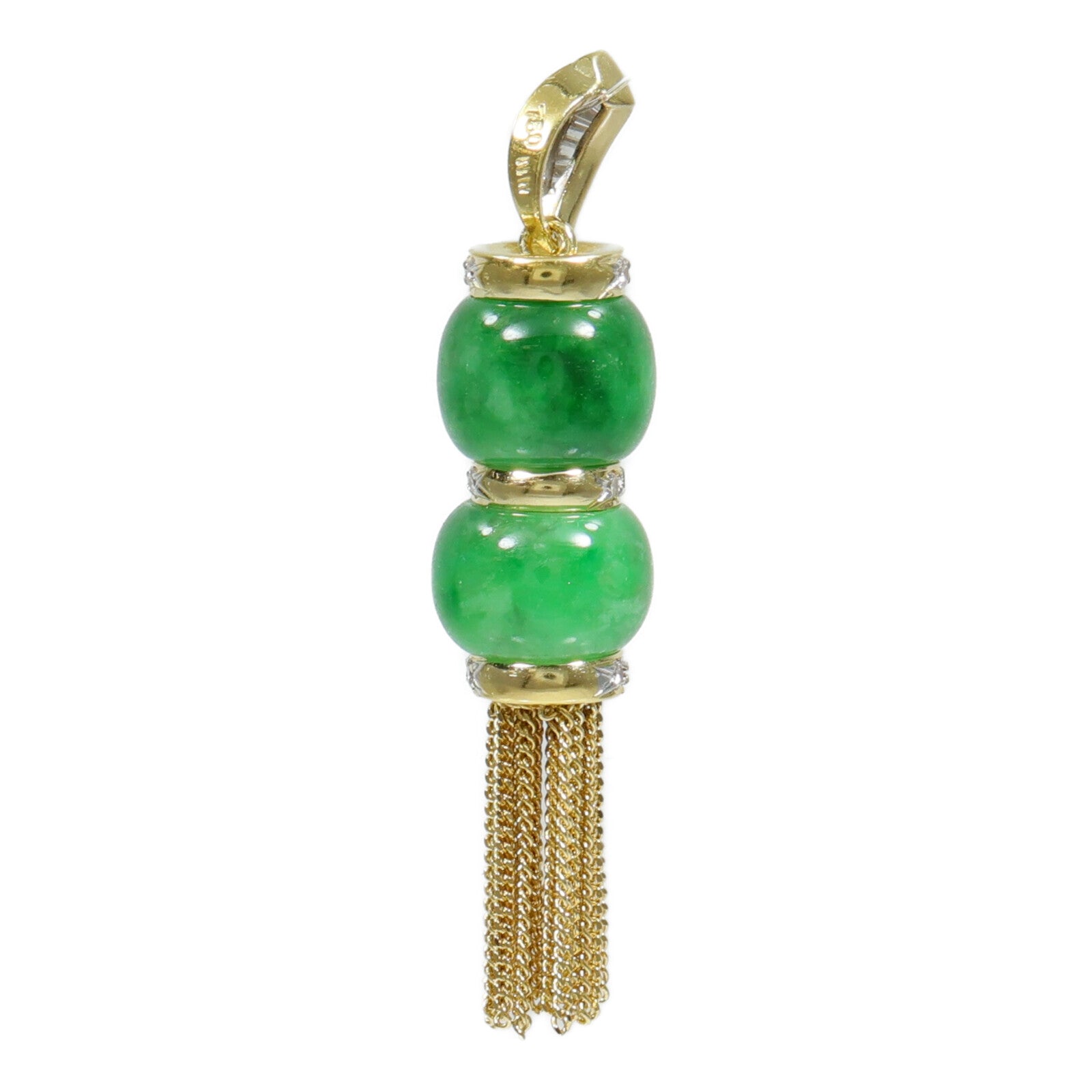 JEWELRY 18K黃金Jade Pendant翡翠吊墜