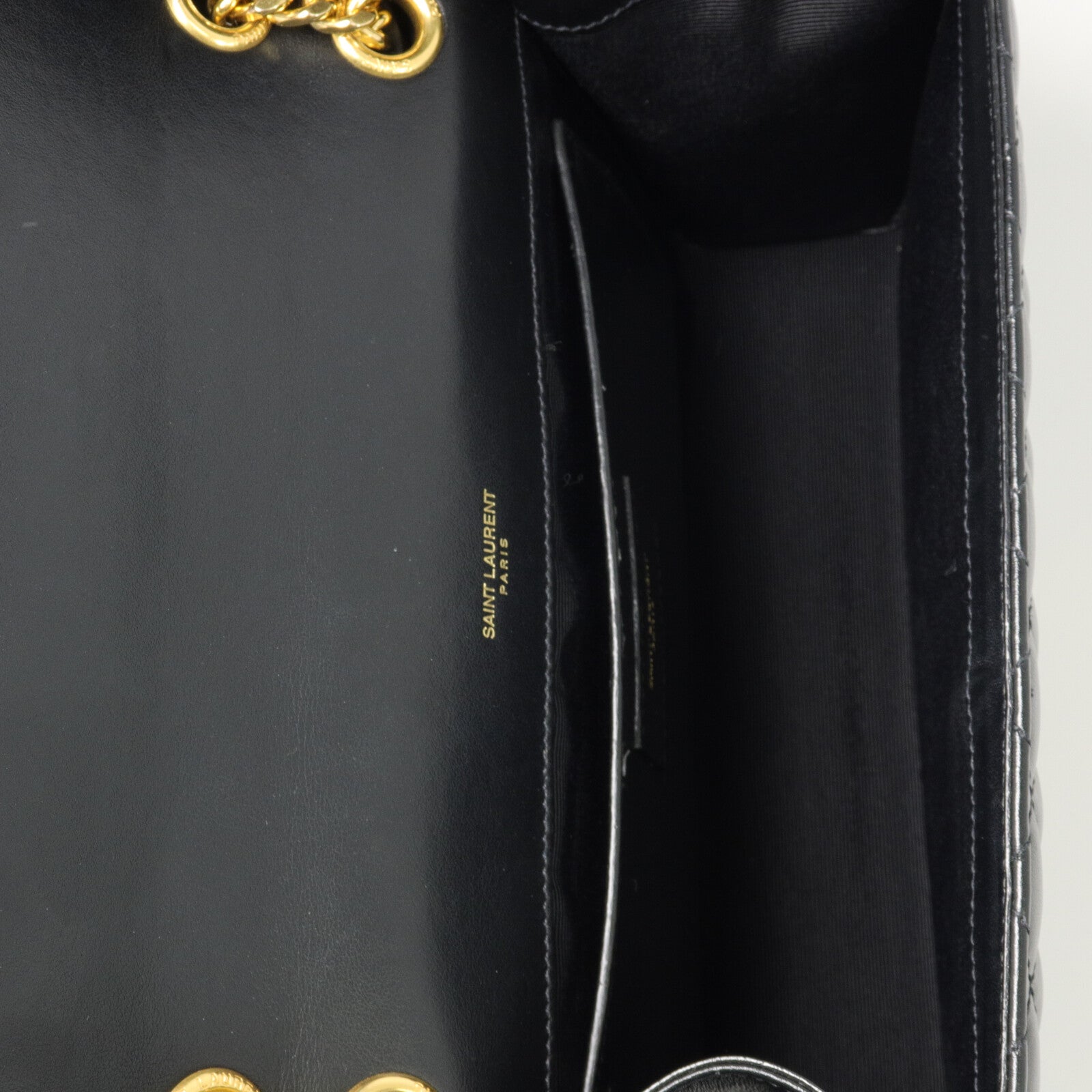 SAINT LAURENT 牛皮皮革Envelope Medium鏈帶肩背袋