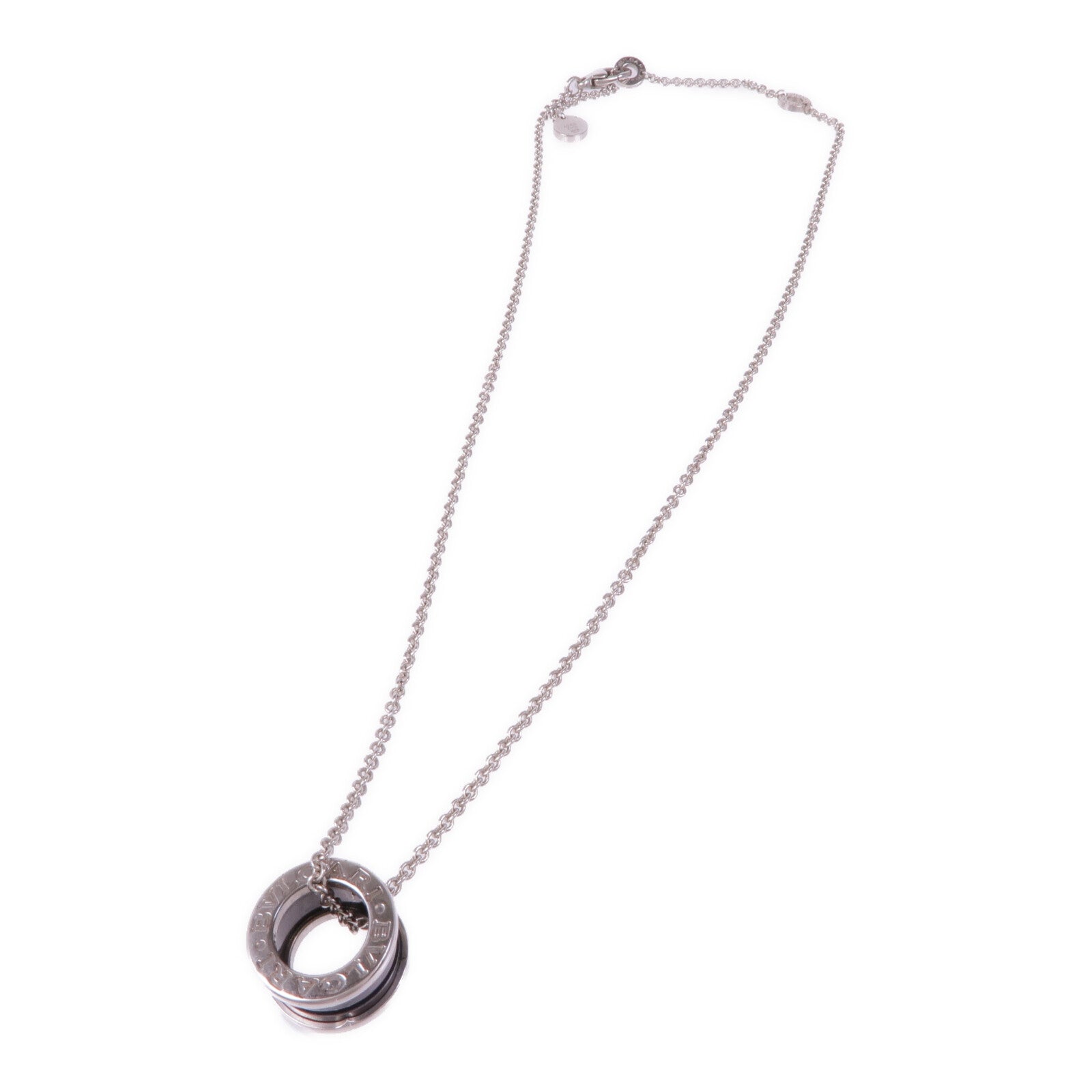 BVLGARI 925純銀/陶瓷Save The Children Necklace項鍊