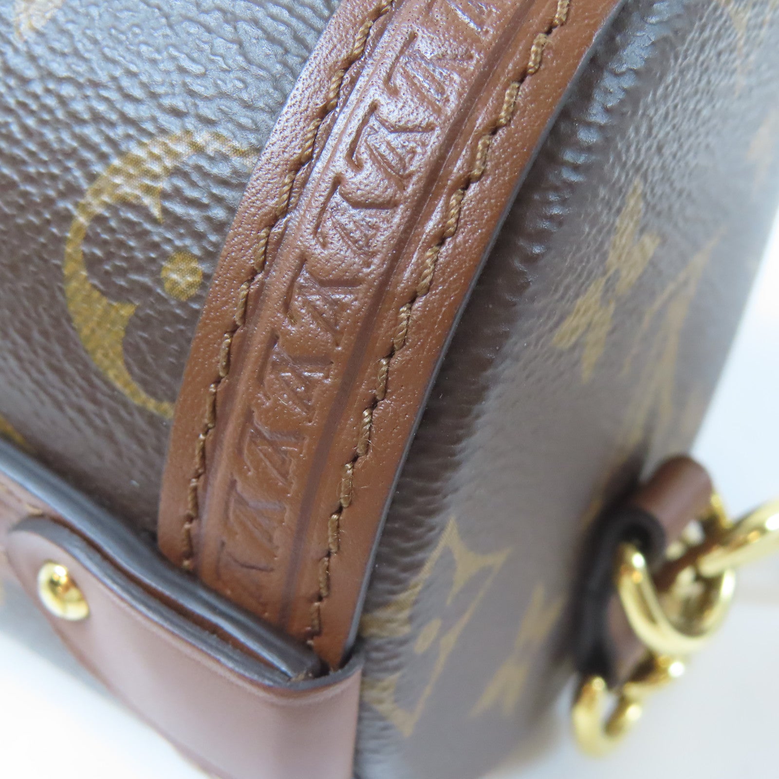 LOUIS VUITTON Monogram Papillon Trunk金扣手挽肩背兩用袋啡色