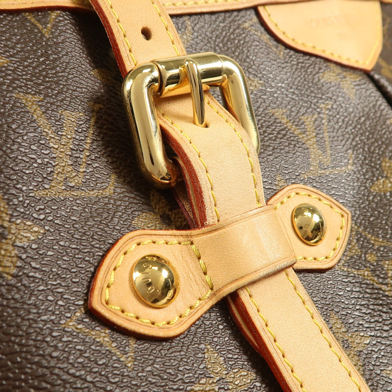 LOUIS VUITTON Monogram Palermo GM金扣手挽肩背兩用袋