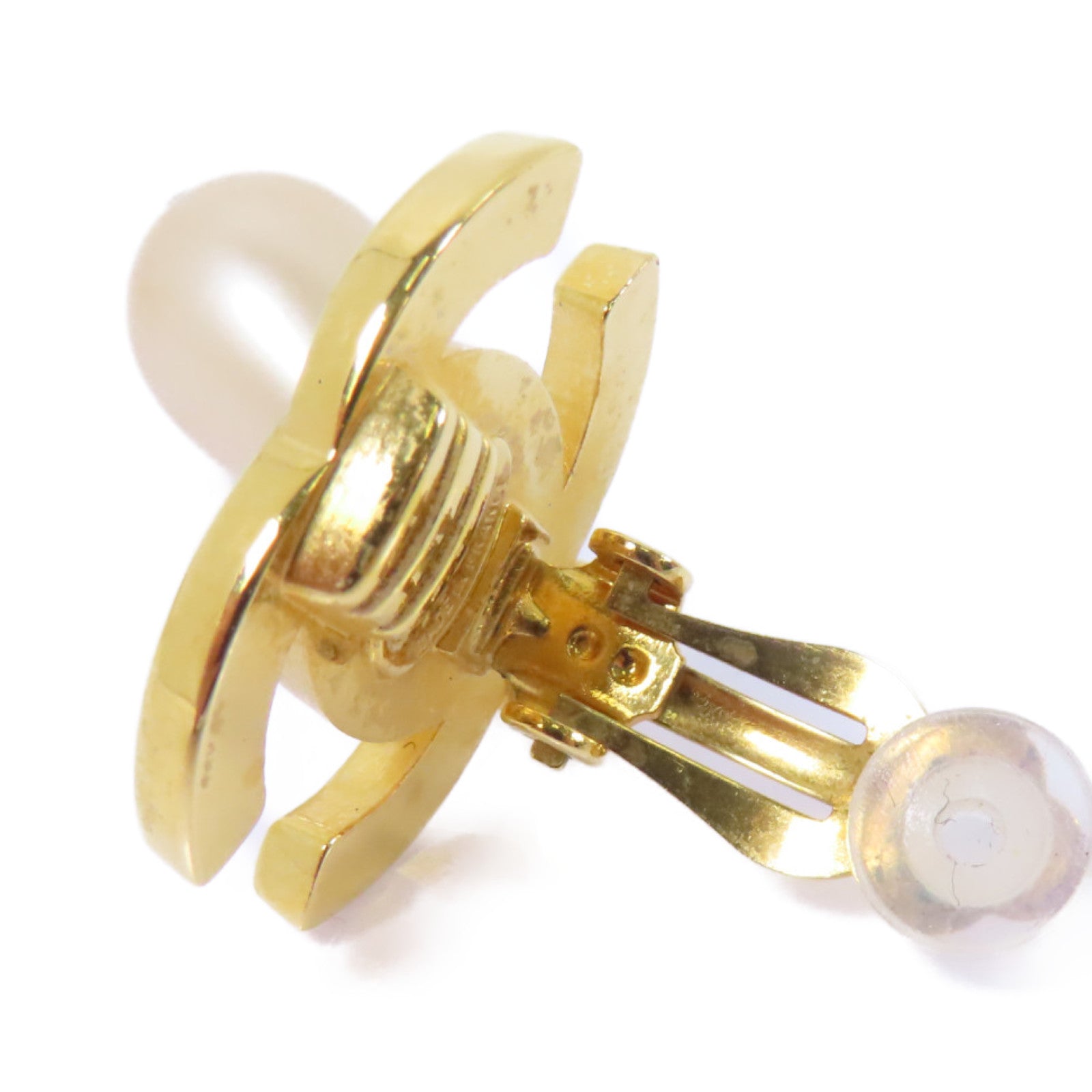 CHANEL 金屬Vintage Earrings耳環金色