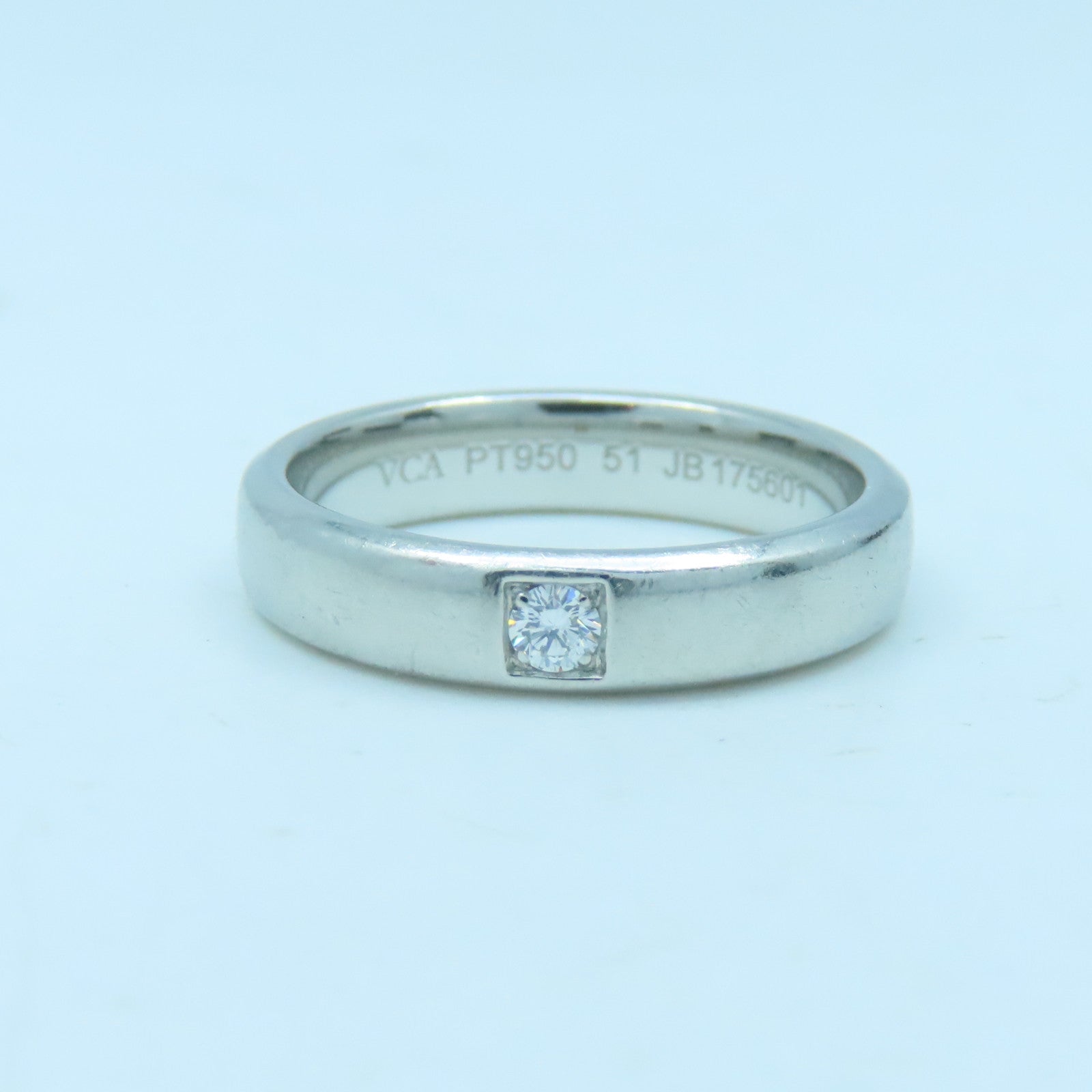 Van Cleef & Arpels 【激減優惠】PT950鉑金Silver Ring戒指US#5.75