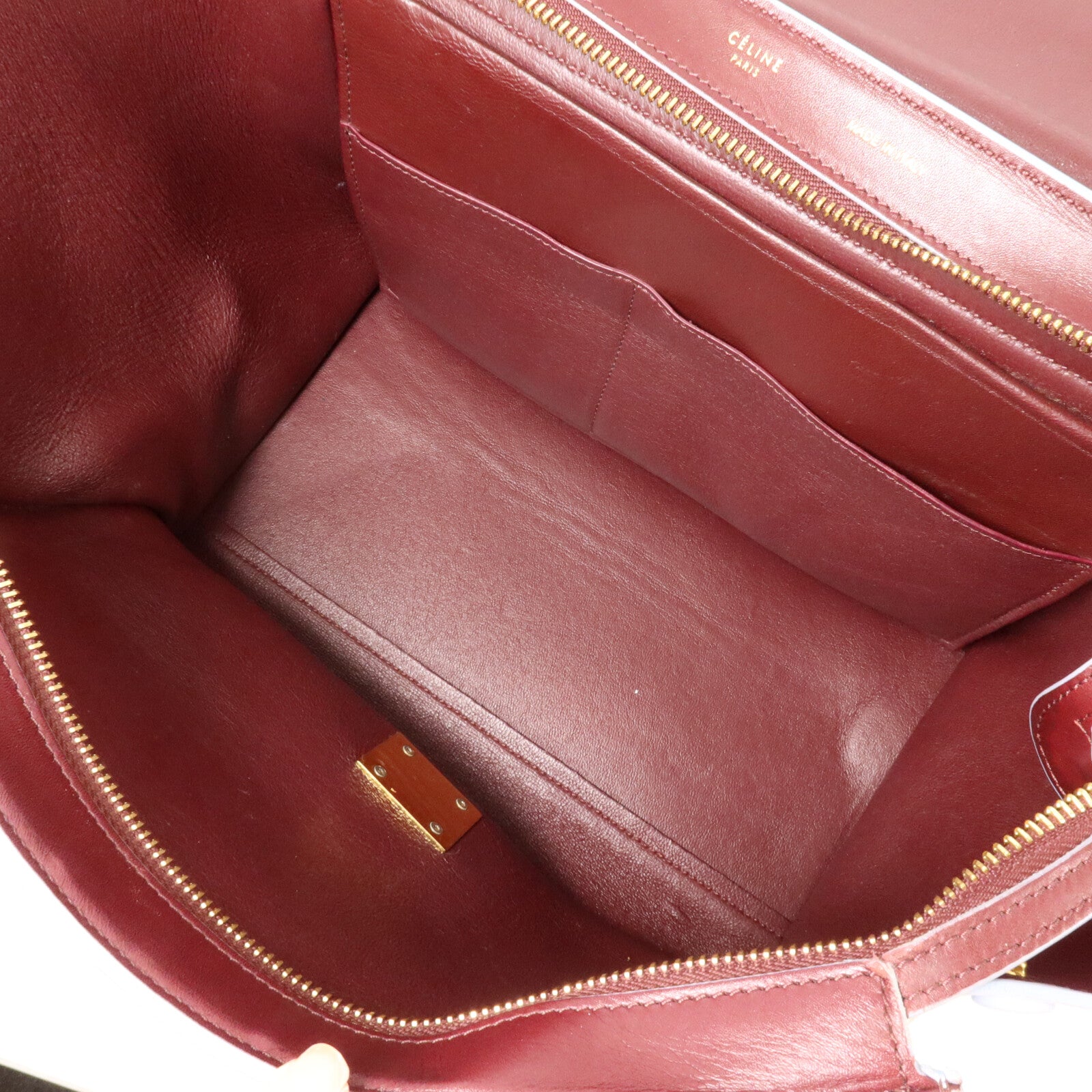 CELINE 牛皮皮革Trapeze Small手挽肩背兩用袋