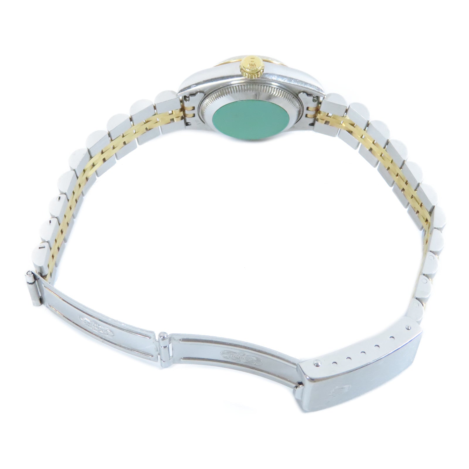 ROLEX 【激減優惠】18K黃金Lady Datejust 26mm不鏽鋼手錶自動機芯藍色