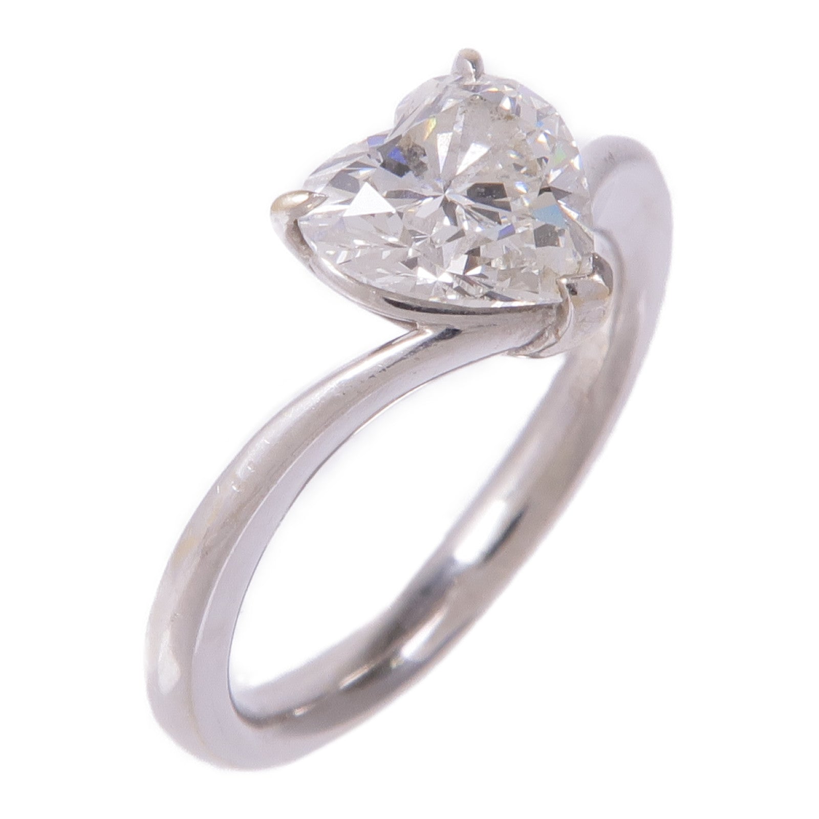 JEWELRY Diamond Ring 18K White Gold US#4.75