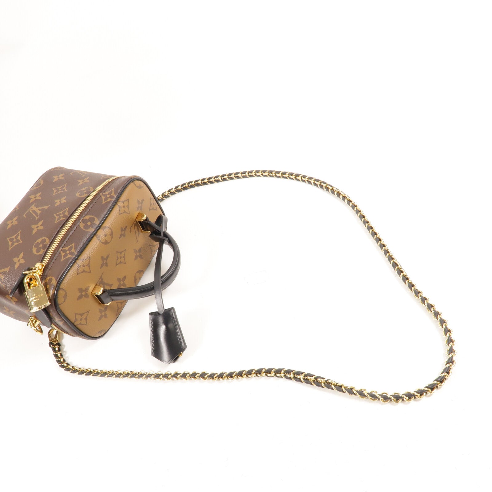 LOUIS VUITTON Monogram Reverse Vanity PM手挽肩背兩用袋