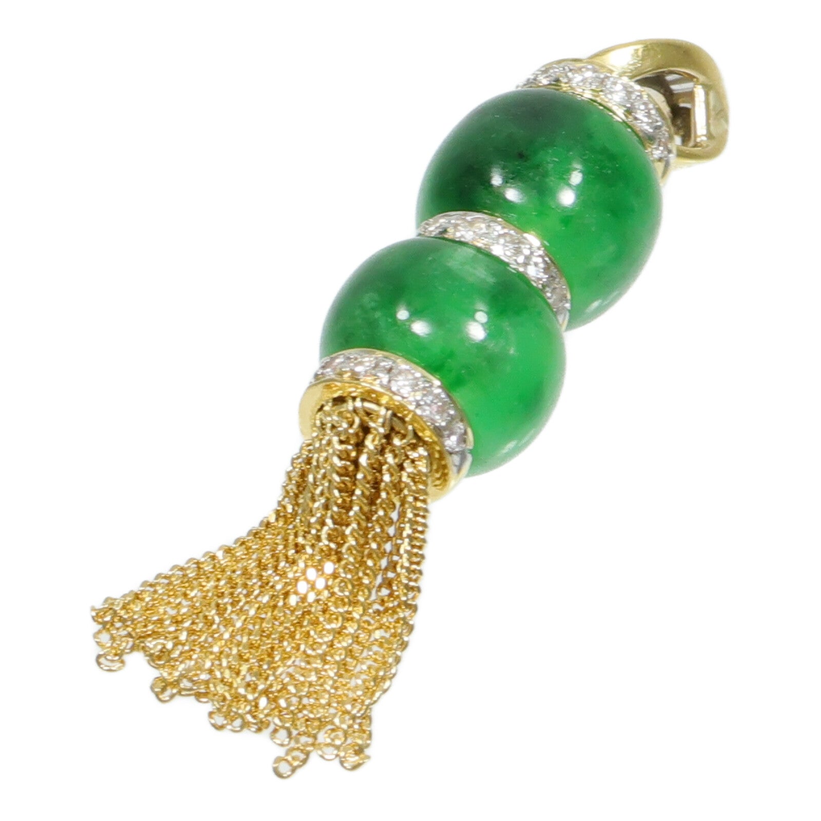 JEWELRY 18K黃金Jade Pendant翡翠吊墜