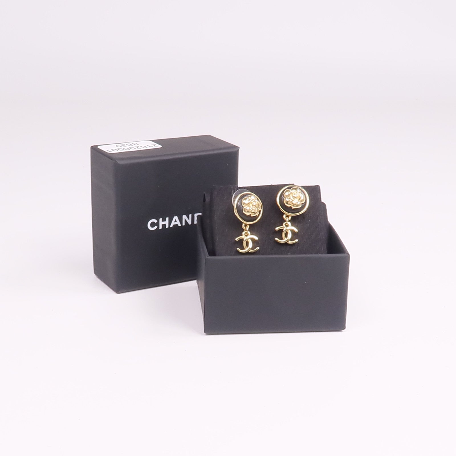 CHANEL 金屬/皮革Earrings耳環