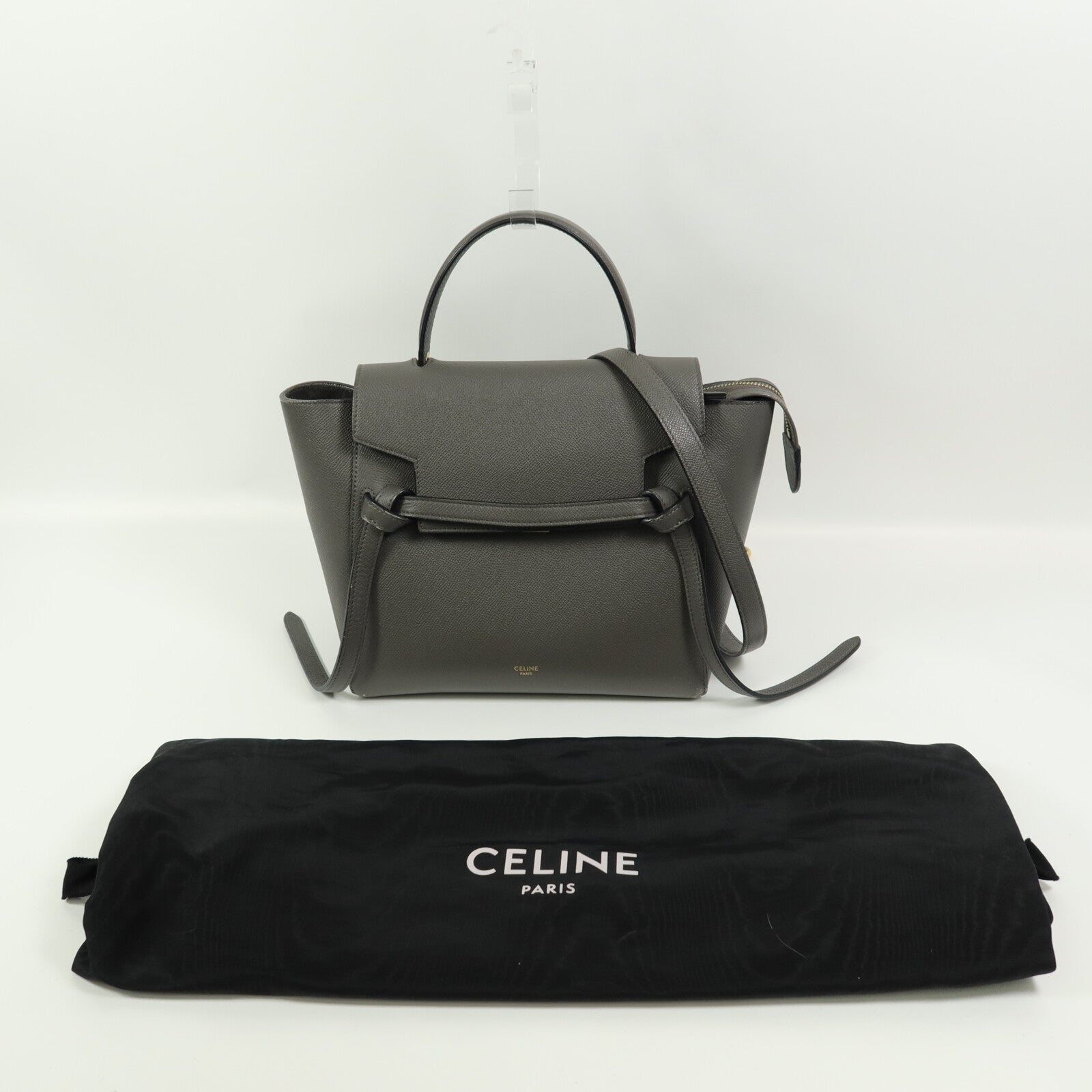 CELINE 牛皮皮革Micor Belt手挽肩背兩用袋
