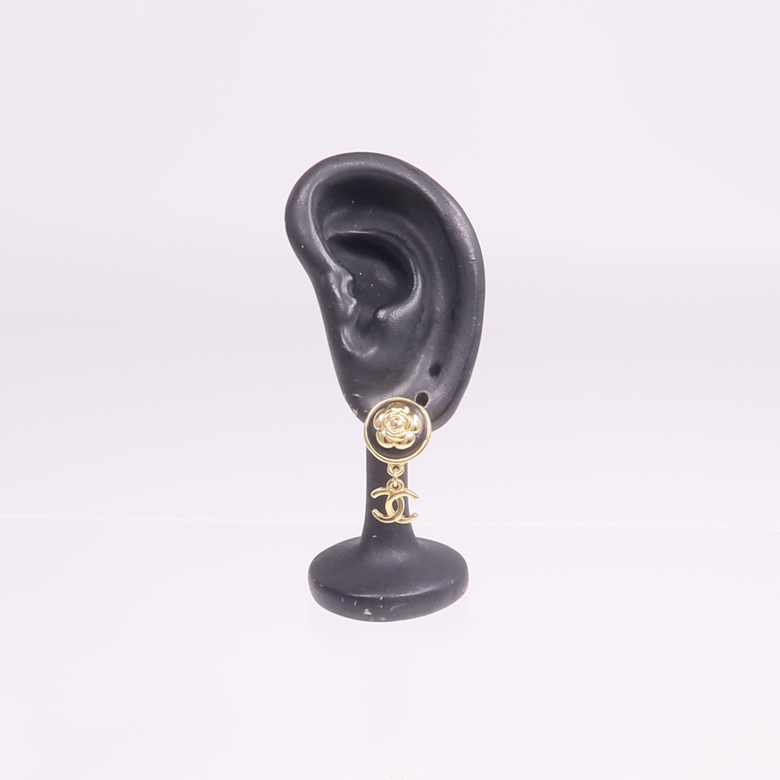 CHANEL 金屬/皮革Earrings耳環