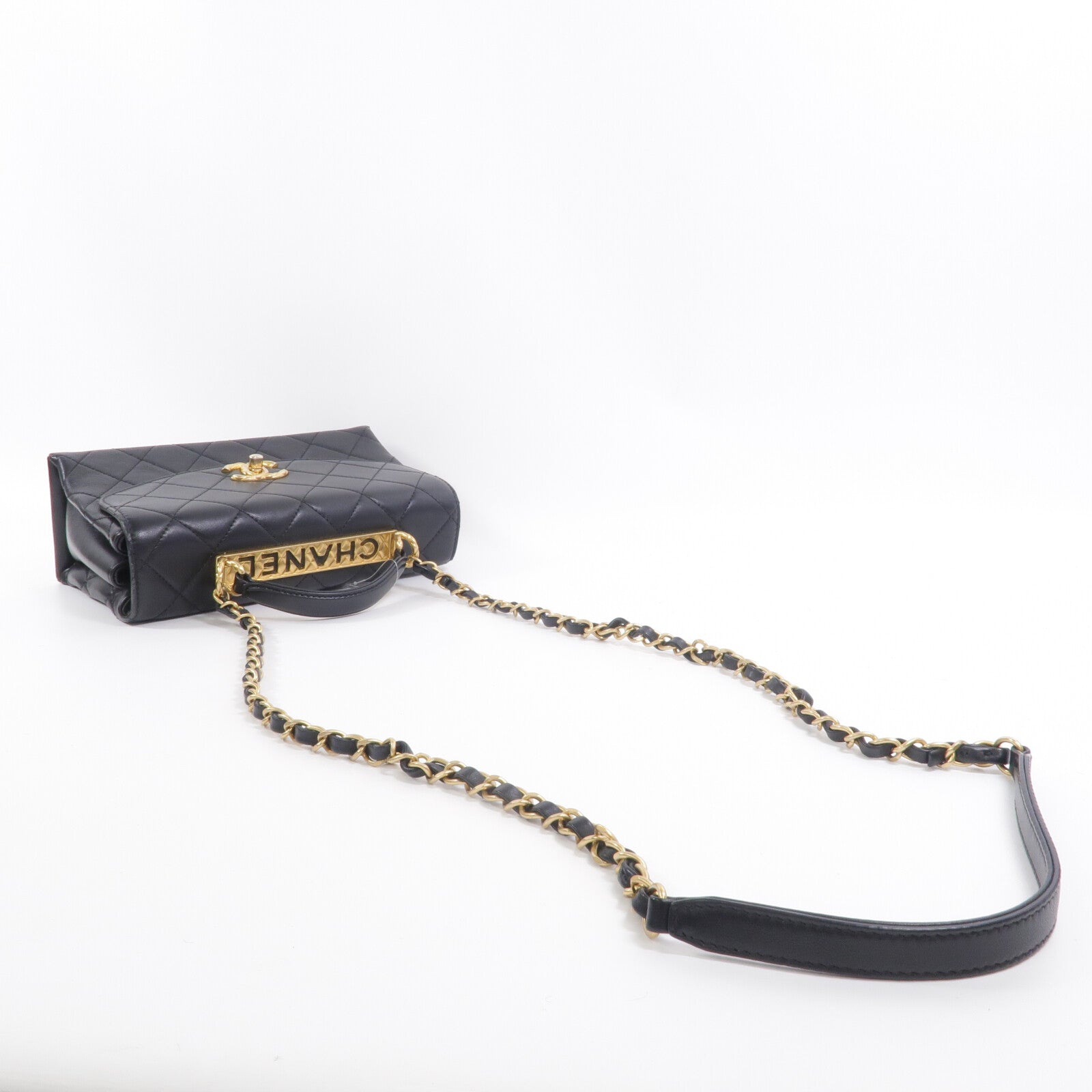 CHANEL 牛皮皮革2way Shoulder Bag手挽肩背兩用袋