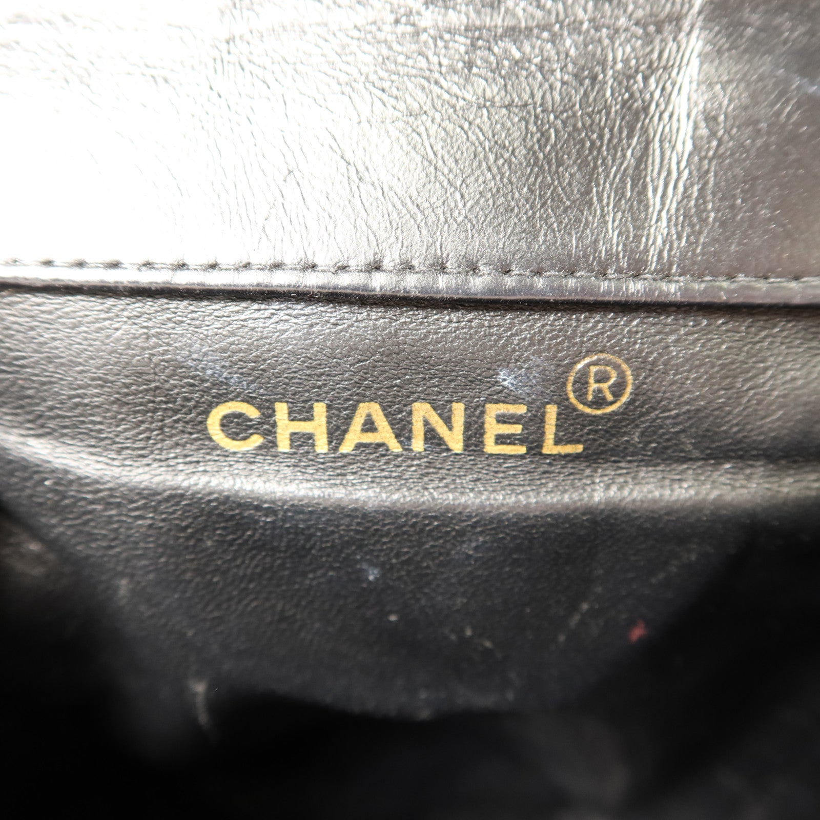 CHANEL 牛皮皮革Vintage Backpack金扣背包