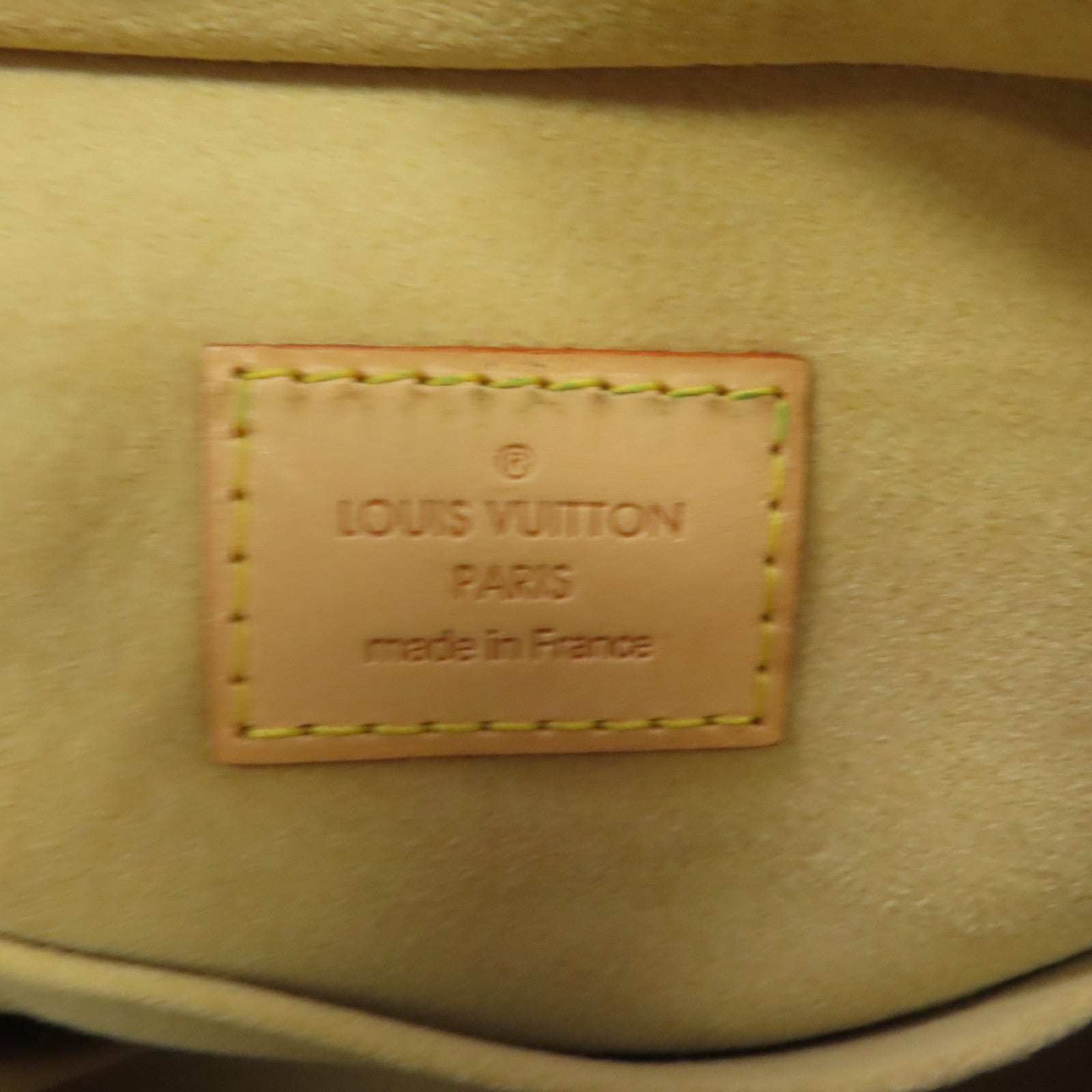 LOUIS VUITTON Monogram Hudson GM金扣肩背袋啡色