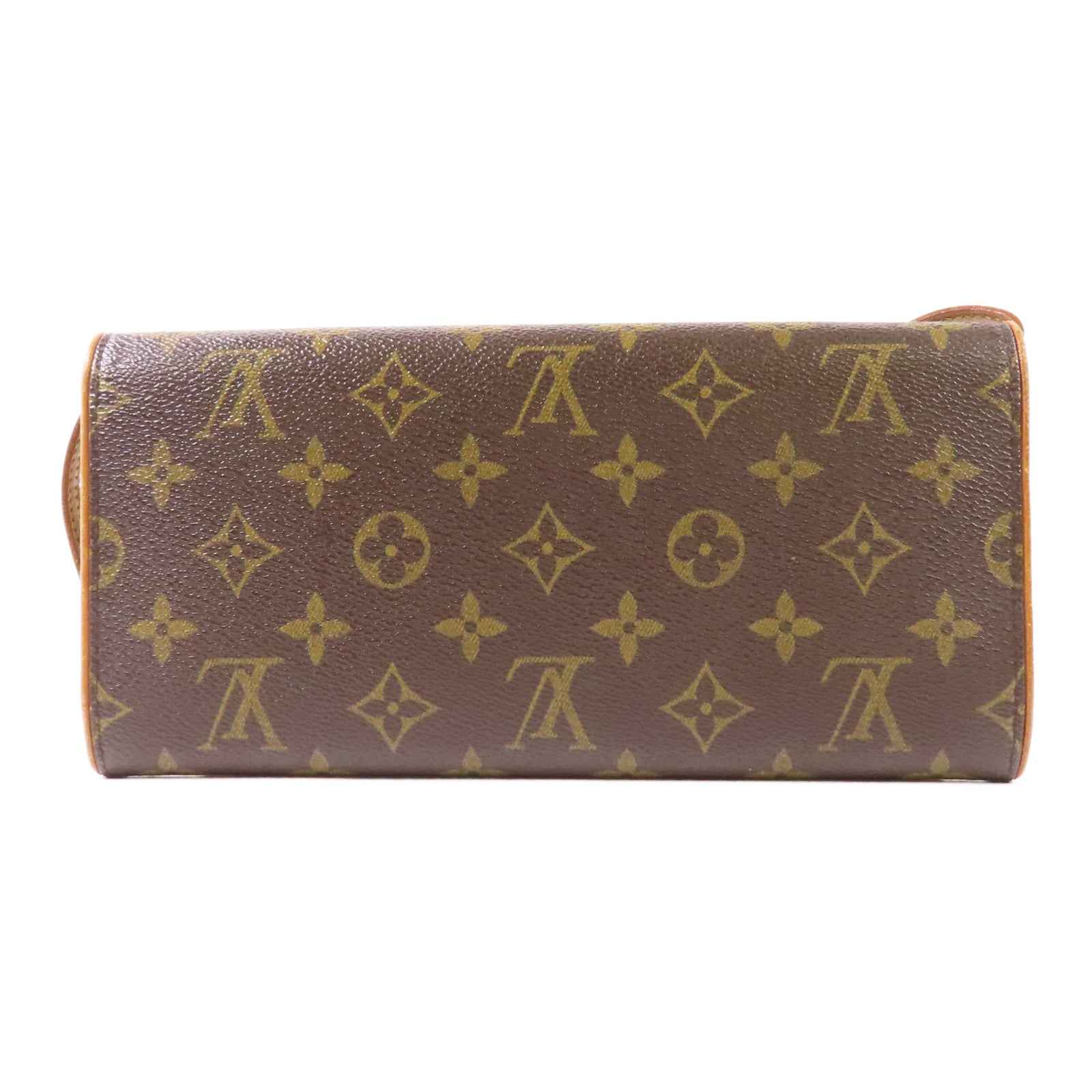 LOUIS VUITTON LV GHW Pochette Twin GM Shoulder Bag M51852 Monogram Brown