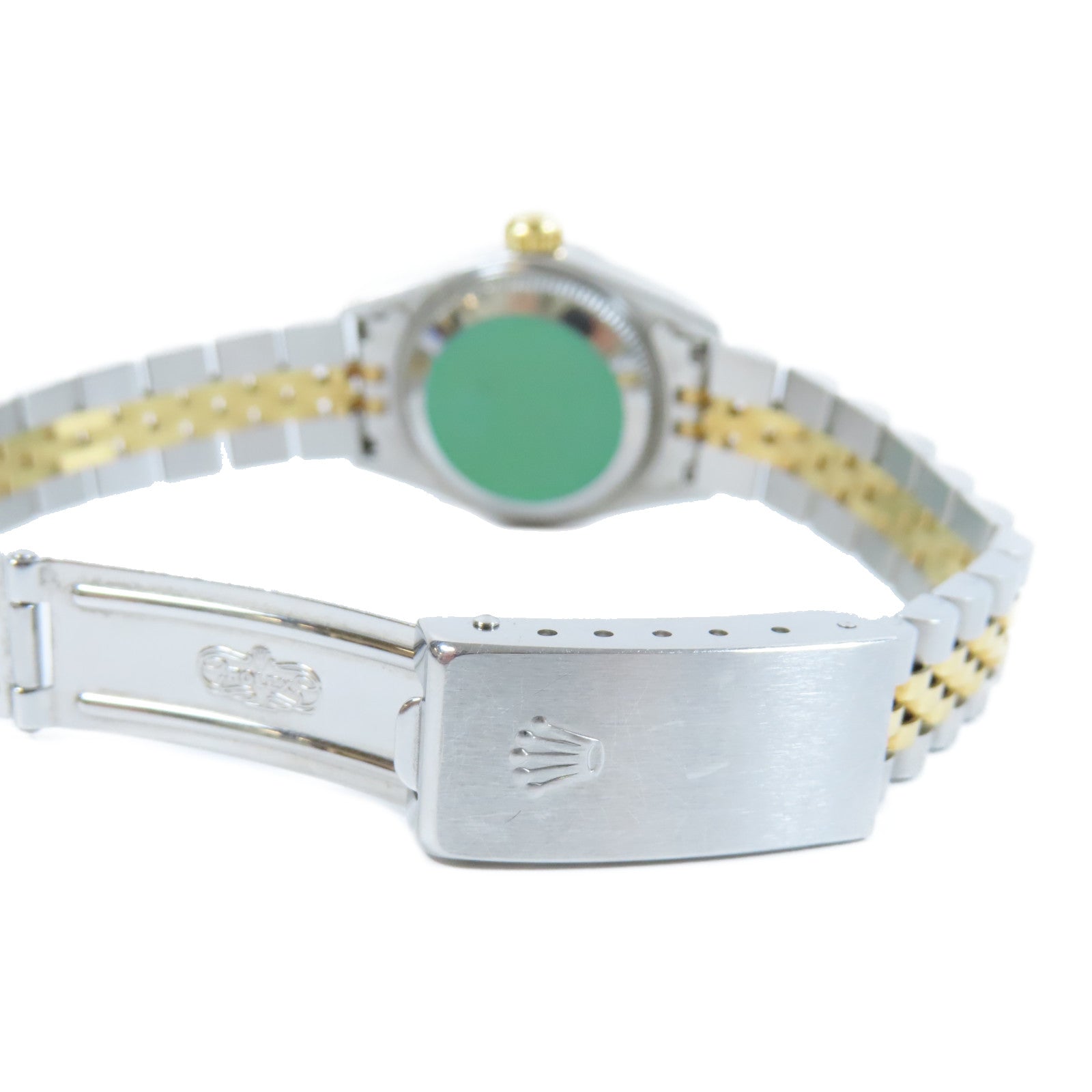 ROLEX 【激減優惠】18K黃金Lady Datejust 26mm不鏽鋼手錶自動機芯藍色