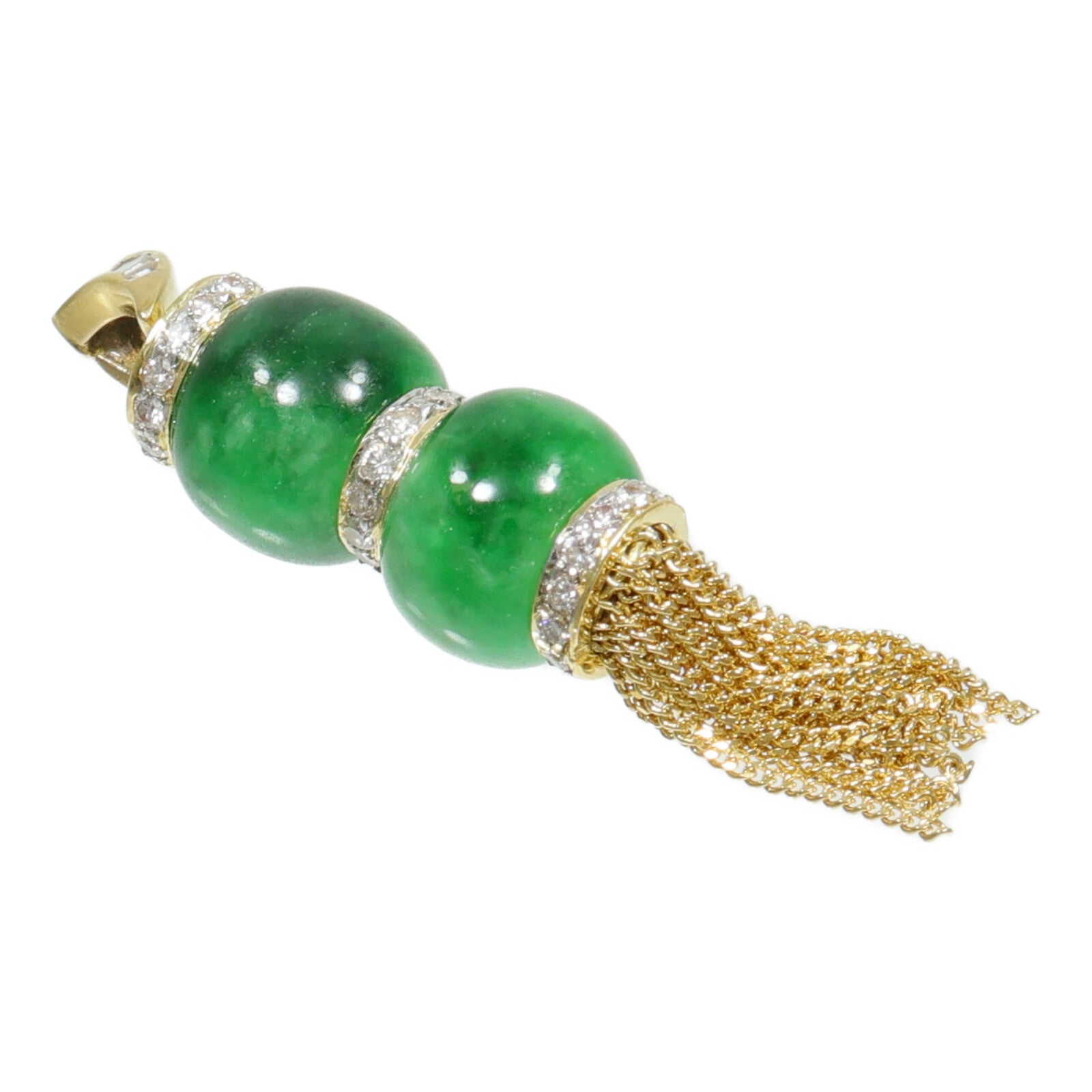 JEWELRY 18K黃金Jade Pendant翡翠吊墜