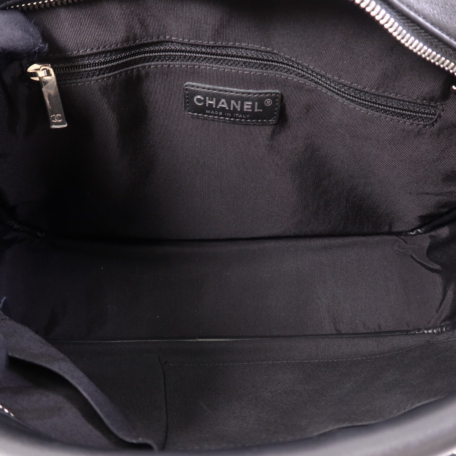 CHANEL 【激減優惠】牛皮皮革Shoulder Bag銀扣鏈帶肩背袋