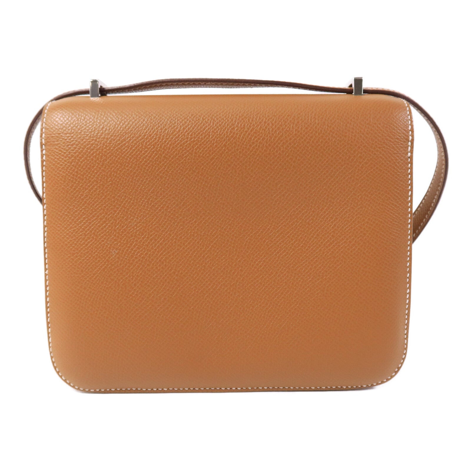 HERMES Epsom皮革Constance Mini肩背袋Gold