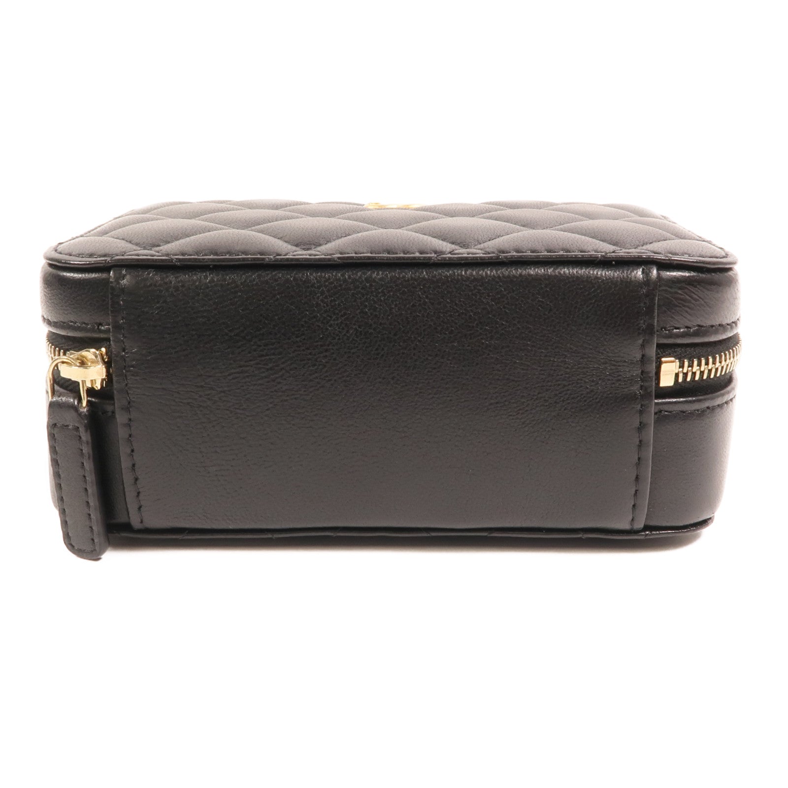 CHANEL 羊皮皮革Camera Bag With Pearl Crush金扣鏈帶肩背袋