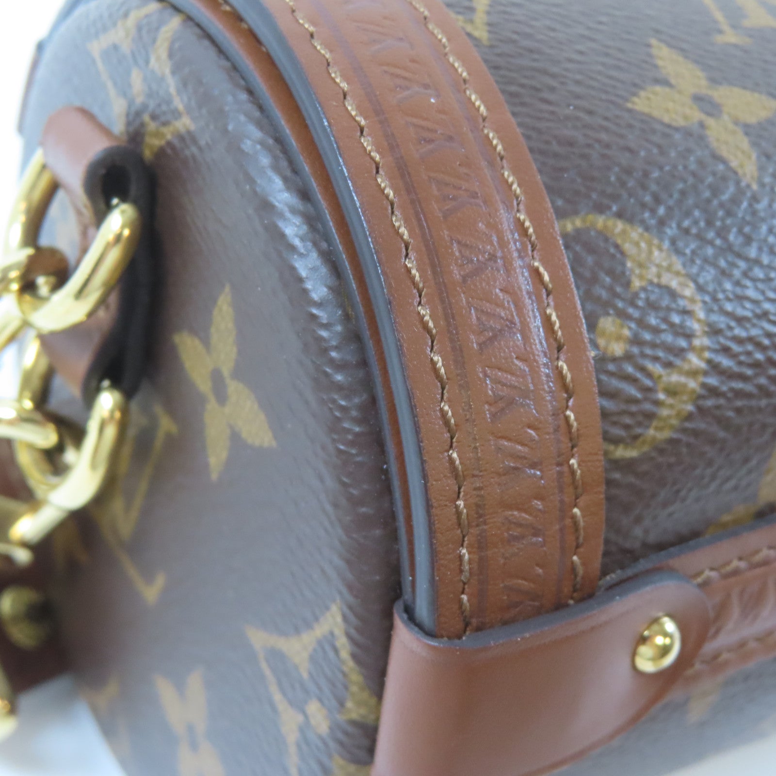 LOUIS VUITTON Monogram Papillon Trunk金扣手挽肩背兩用袋啡色