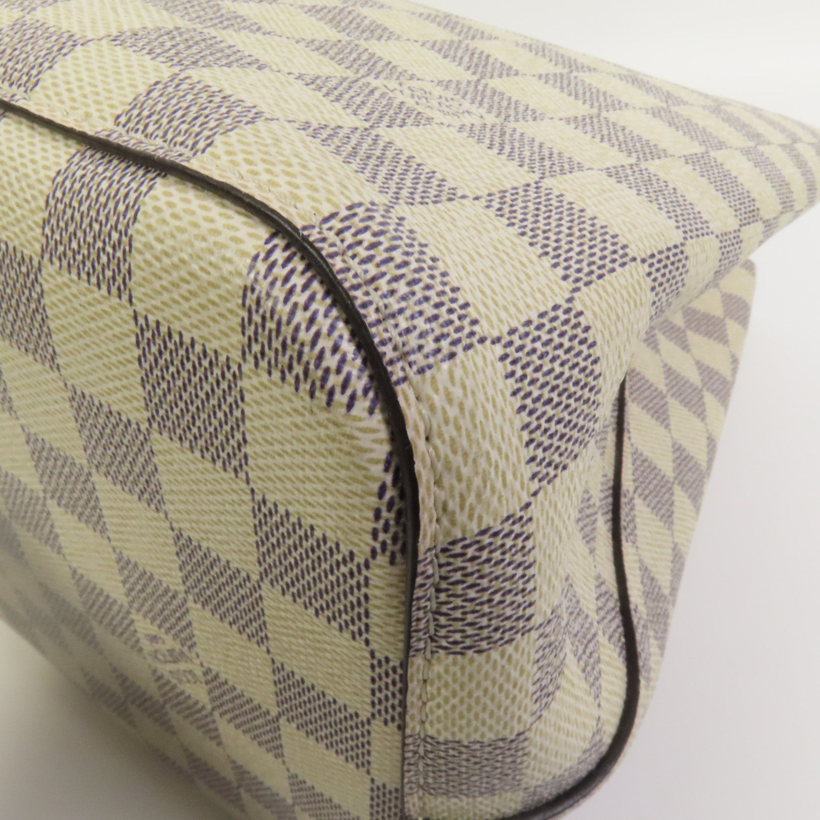 LOUIS VUITTON Damier Azur Neo Noe金扣肩背袋白色