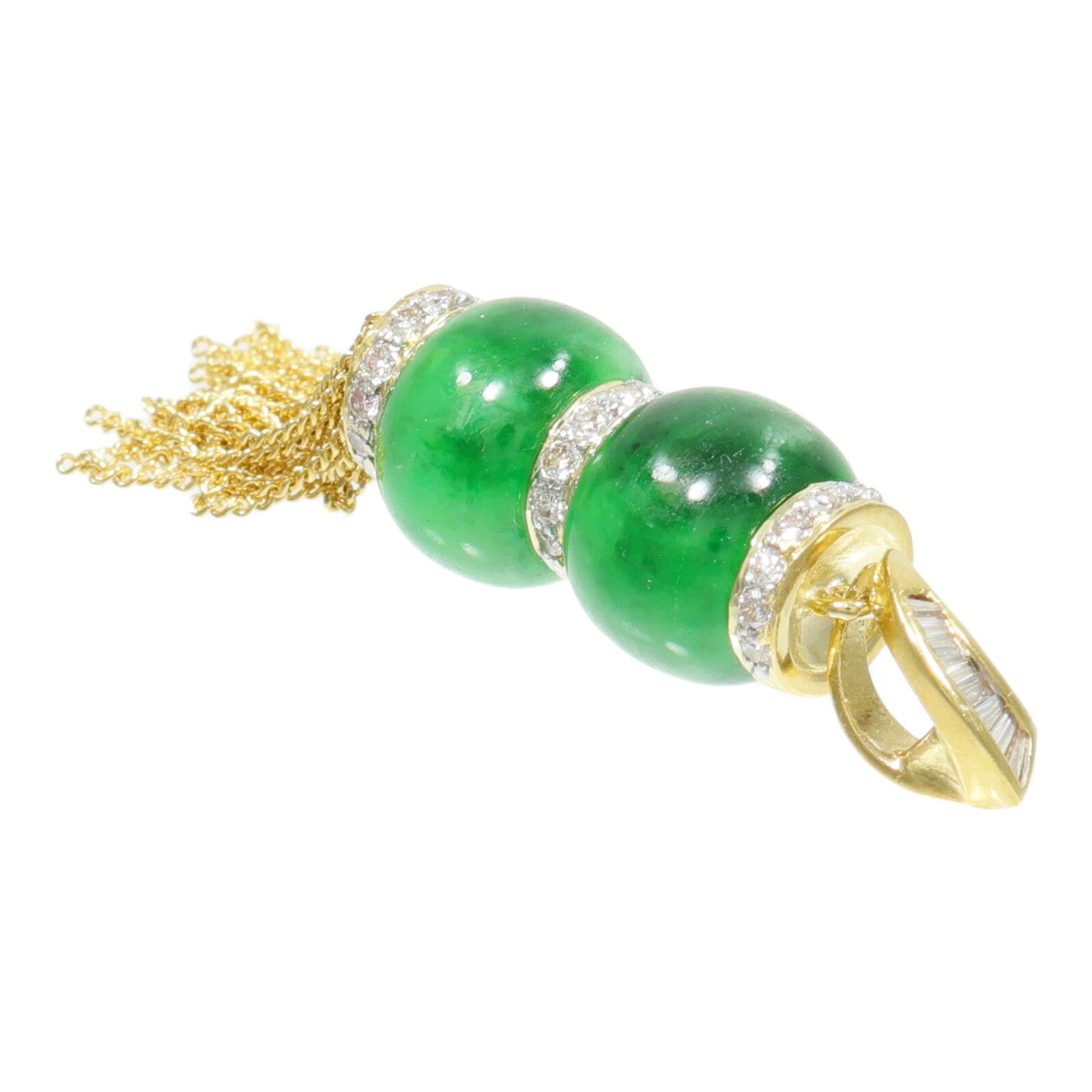 JEWELRY 18K黃金Jade Pendant翡翠吊墜