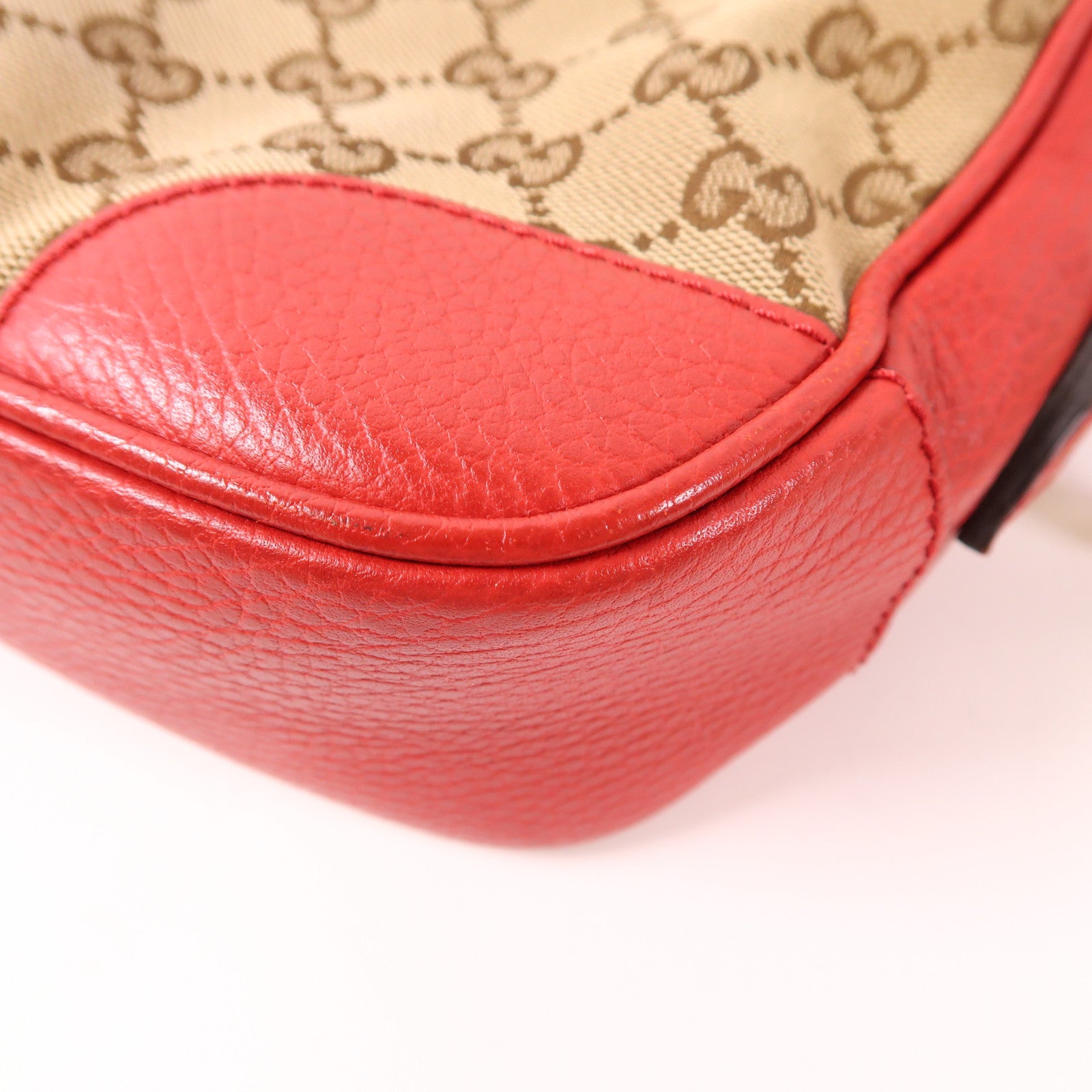 GUCCI 帆布Shoulder Bag金扣肩背袋