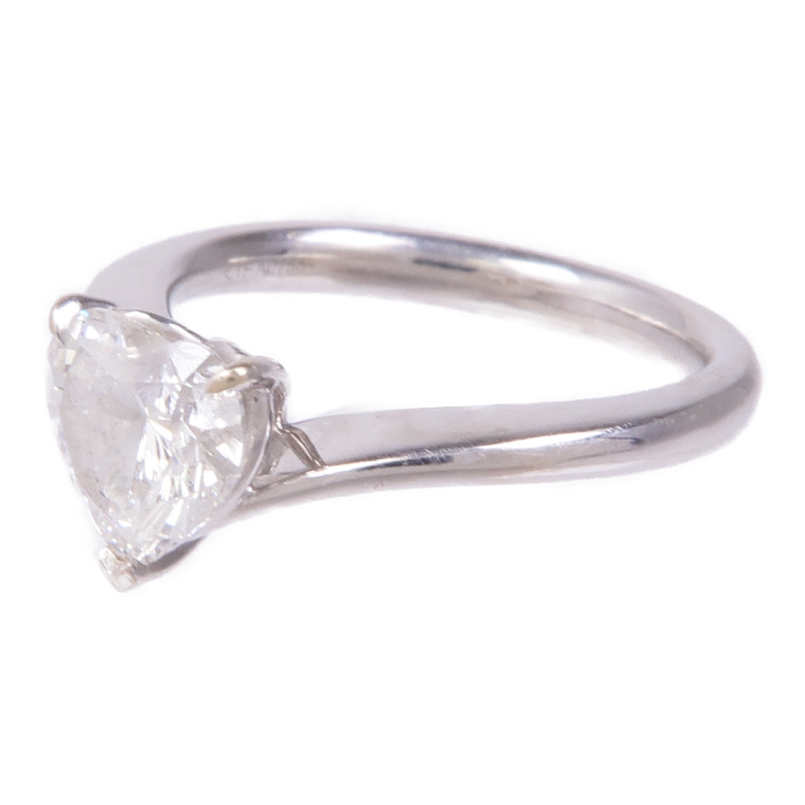 JEWELRY Diamond Ring 18K White Gold US#4.75
