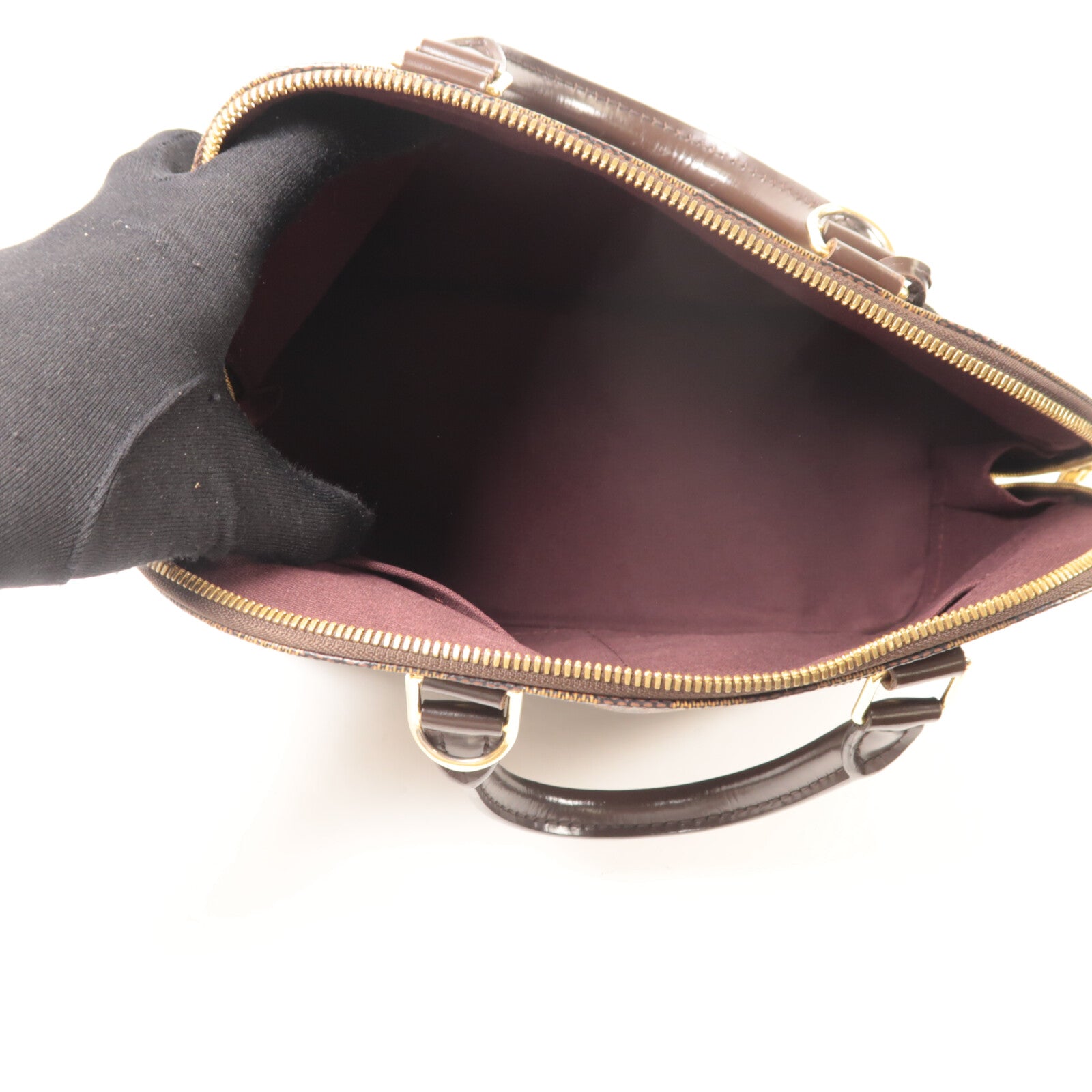 LOUIS VUITTON Damier Ebene Alam PM手挽袋