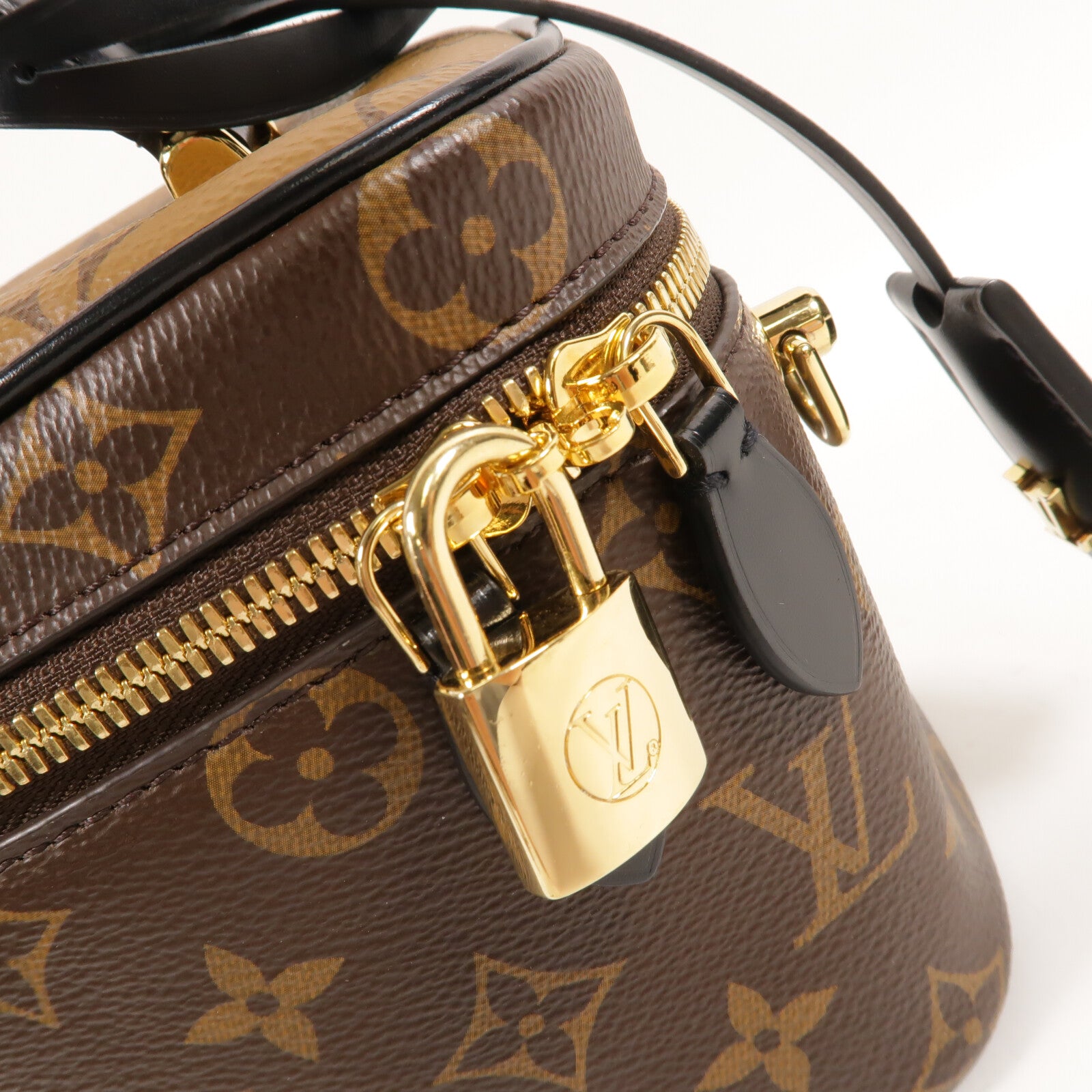 LOUIS VUITTON Monogram Reverse Vanity PM手挽肩背兩用袋