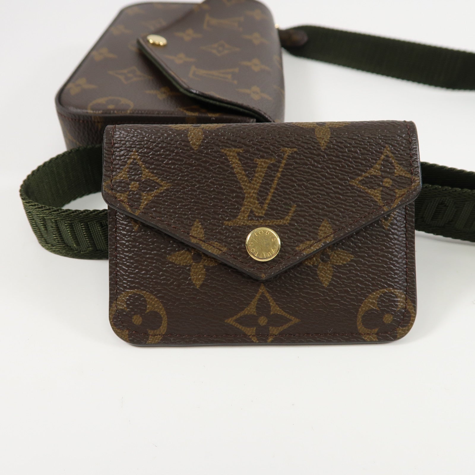 LOUIS VUITTON Monogram Felicie Strap金扣肩背袋
