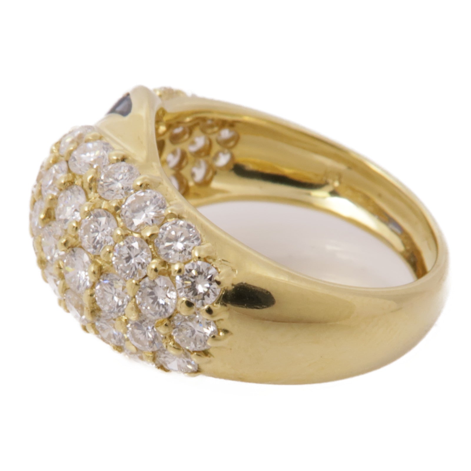 JEWELRY 18K黃金Sapphire Diamond Ring藍寶石/鑽石戒指US#6.25