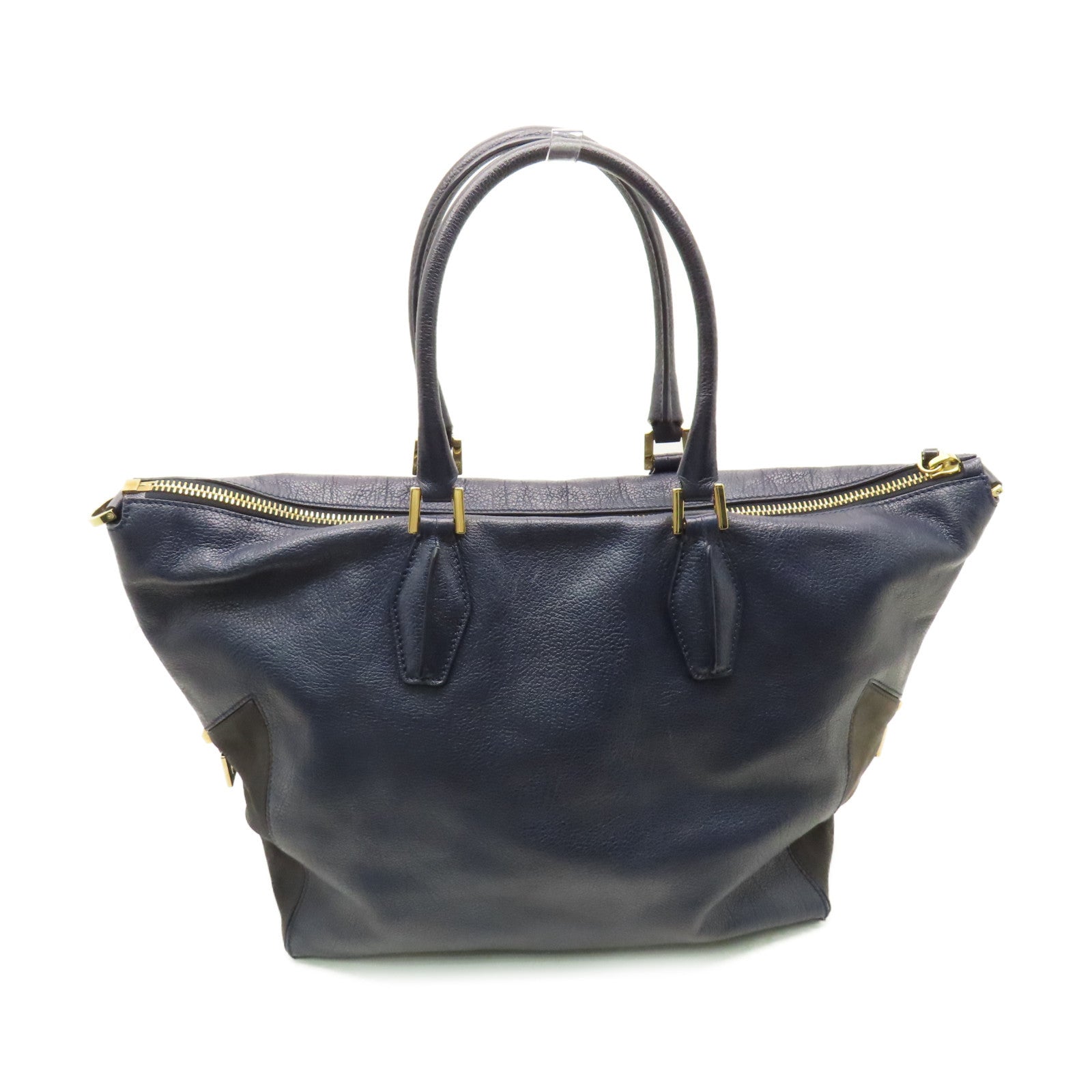 TOD’S 【清倉大減價】牛皮皮革2Way Shoulder Bag手挽肩背兩用袋寶藍色
