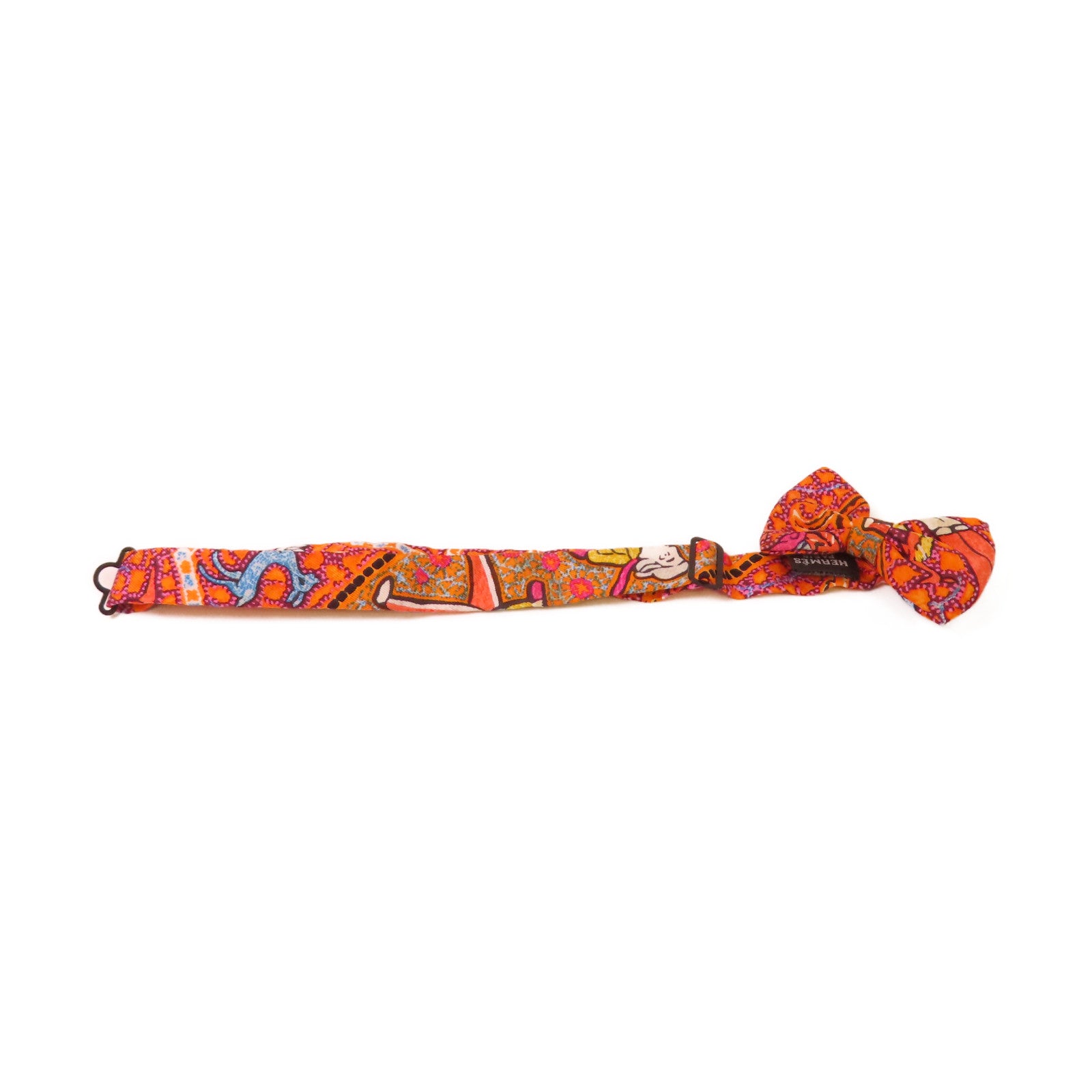 HERMES 【激減優惠】絲質Bow Tie煲呔(蝶形領結)橙色/彩色
