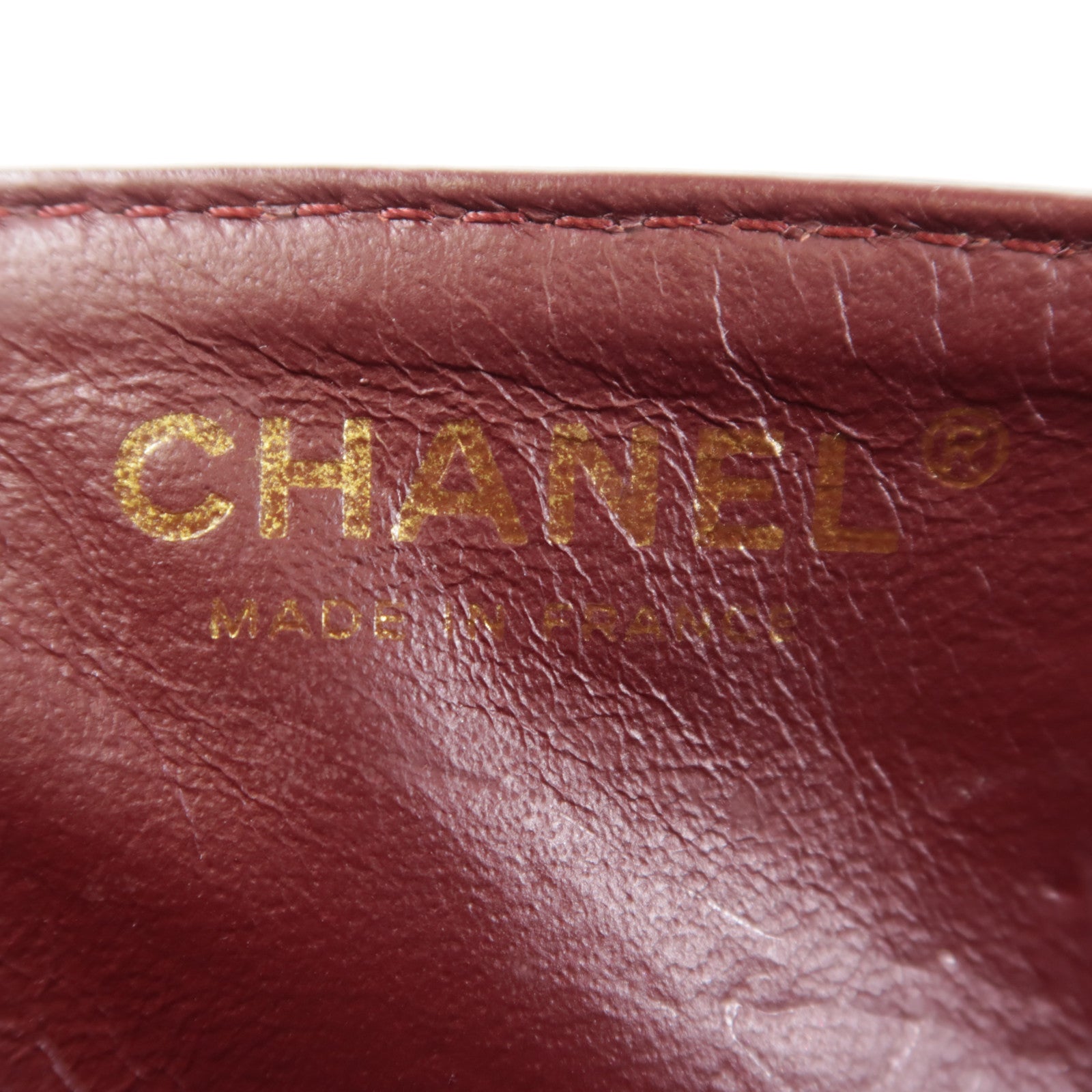 CHANEL 【激減優惠】牛皮皮革2.55金扣鏈帶肩背袋