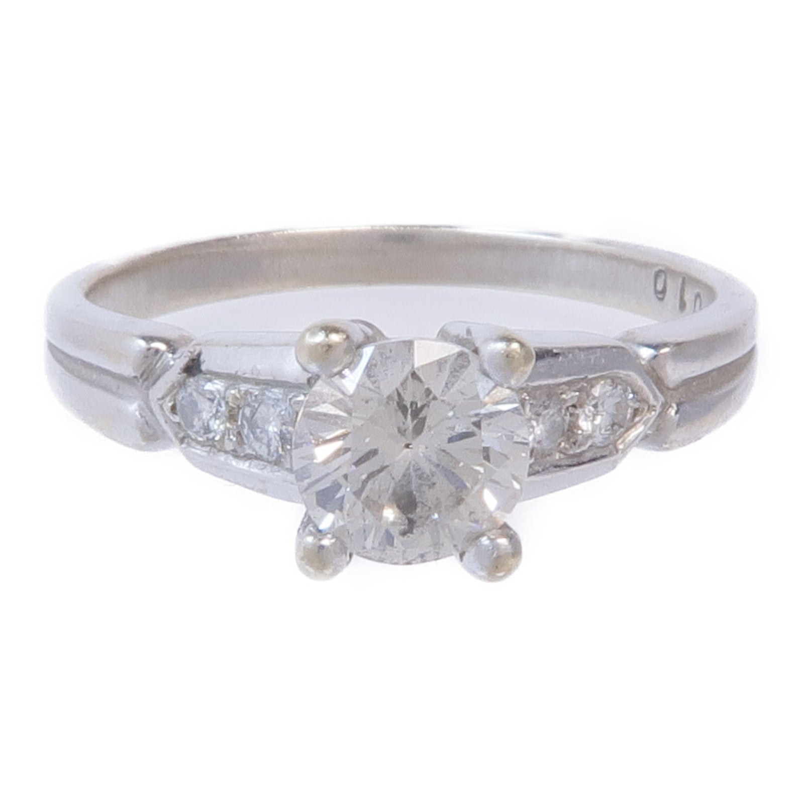 JEWELRY 【激減優惠】18K白金Diamond Ring鑽石戒指US#7.5