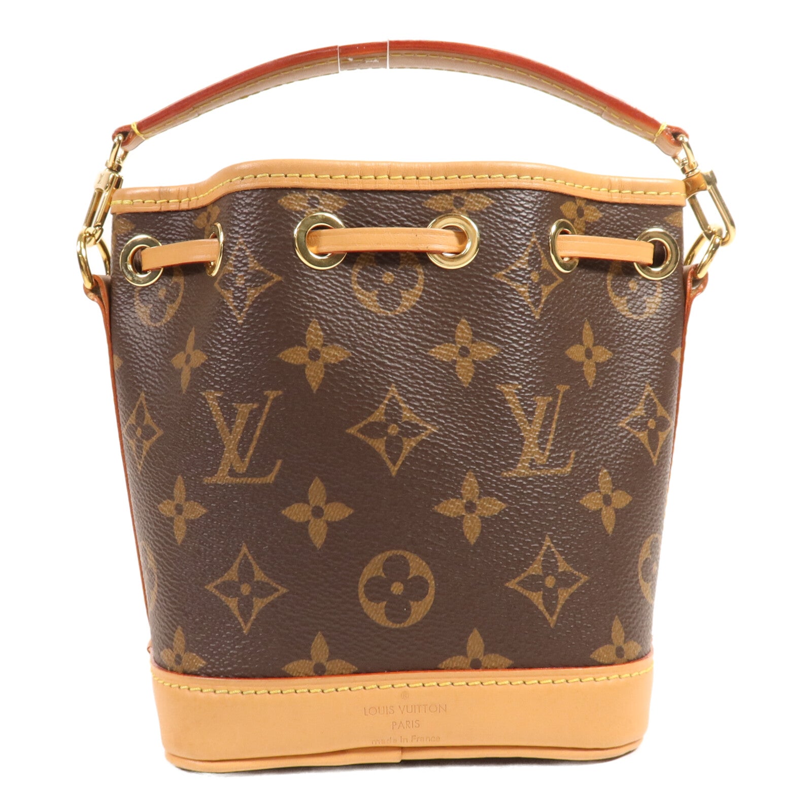 LOUIS VUITTON Monogram Nano Noe金扣手挽肩背兩用袋