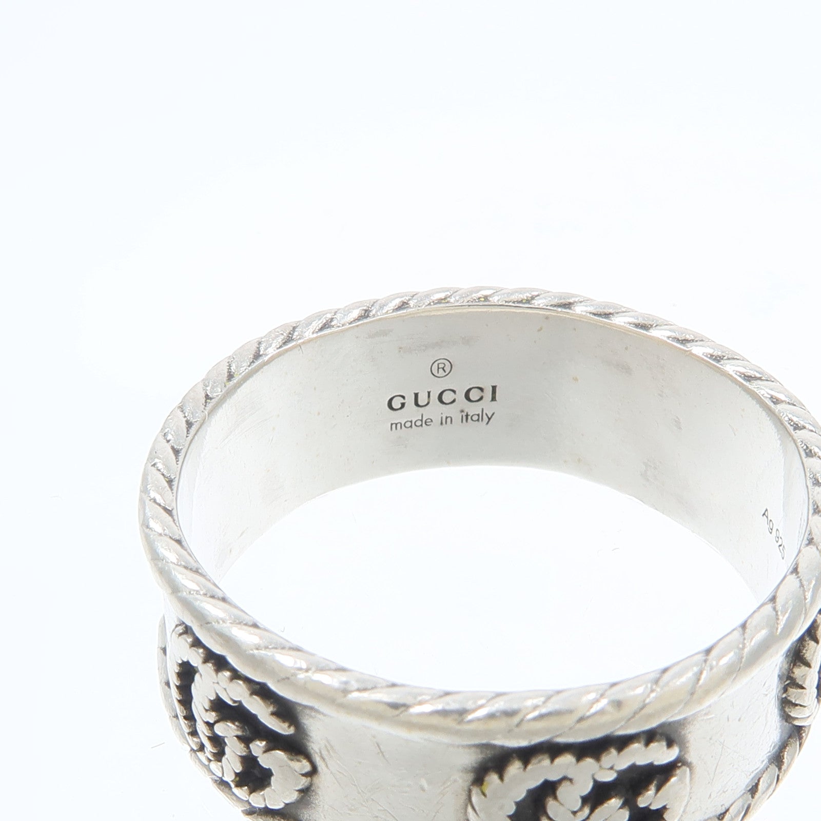 GUCCI 925純銀Silver Ring戒指