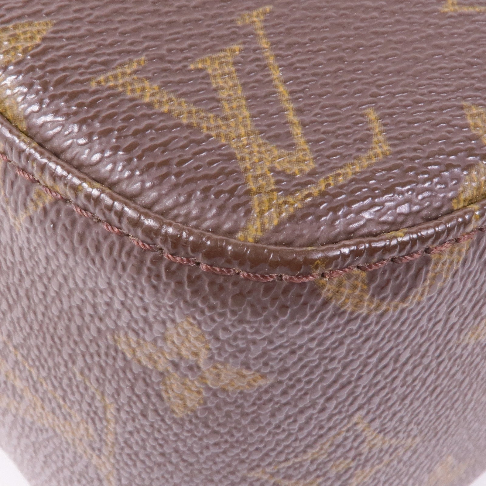 LOUIS VUITTON Monogram Spontini金扣手挽肩背兩用袋棕色
