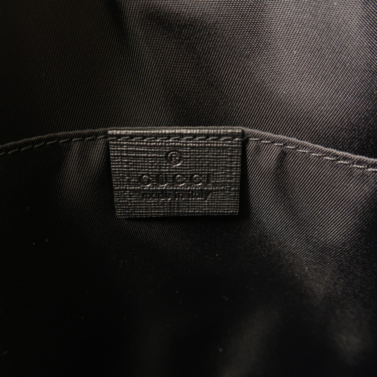 GUCCI 塗層帆布/牛皮皮革Tote Bag銀扣手挽袋
