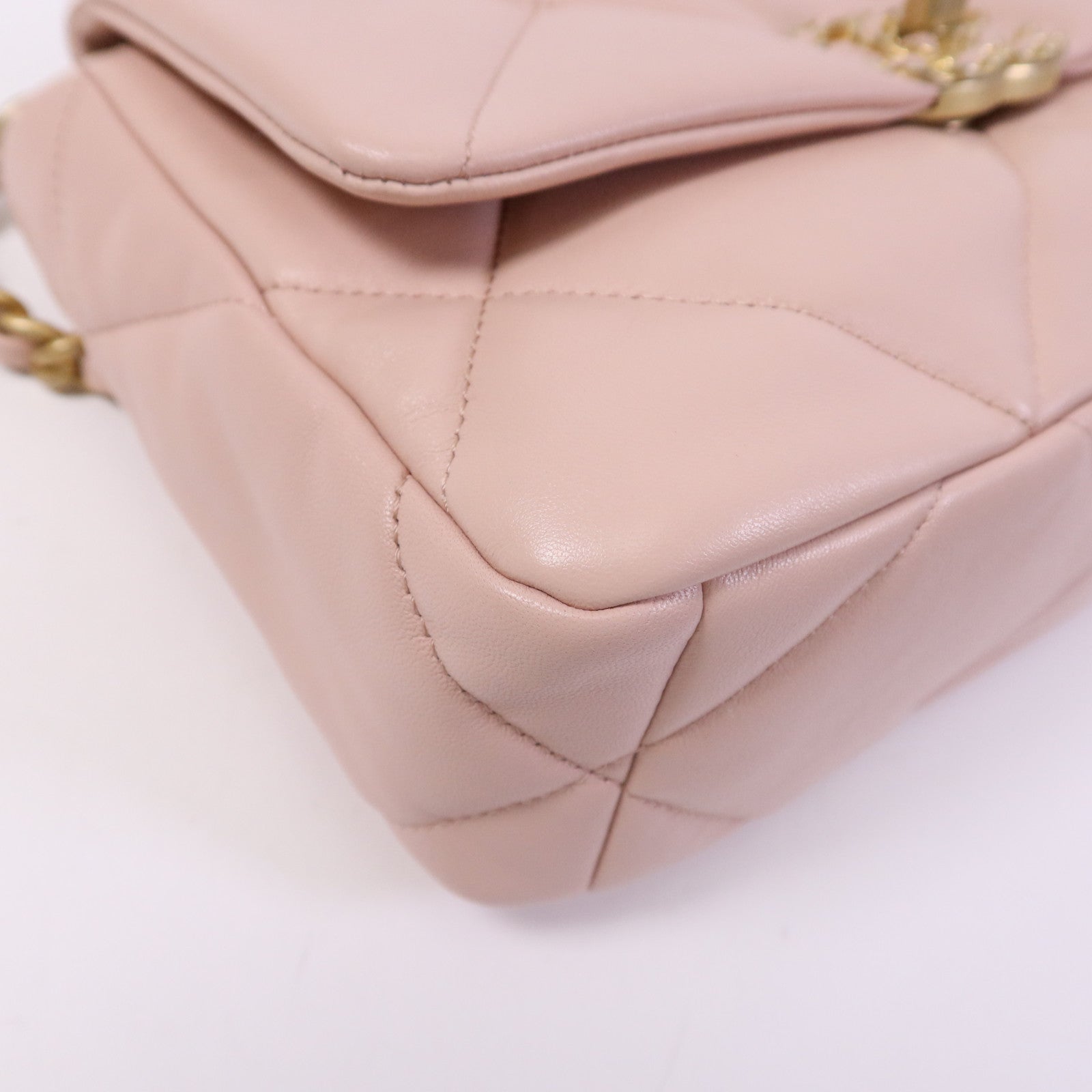 CHANEL 【激減優惠】羊皮皮革Chanel 19 Small鏈帶肩背袋